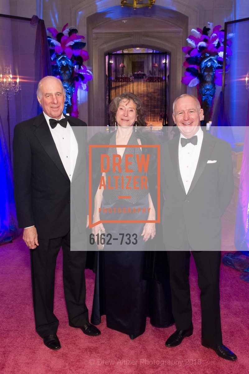 John Osterweis, Barbara Ravizza, Glenn McCoy, San Francisco Ballet 2016 Opening Night Gala, San Francisco City Hall. 1 Dr Carlton B Goodlett Pl, January 21st, 2016,Drew Altizer, Drew Altizer Photography, full-service agency, private events, San Francisco photographer, photographer california