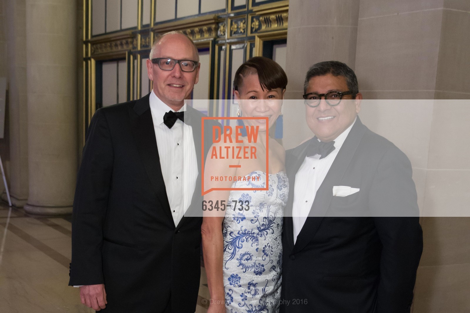 James Barnett, Mei Barnett, Riccardo Benavides, San Francisco Ballet 2016 Opening Night Gala, San Francisco City Hall. 1 Dr Carlton B Goodlett Pl, January 21st, 2016
