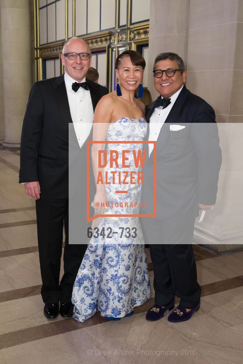 James Barnett, Mei Barnett, Riccardo Benavides, San Francisco Ballet 2016 Opening Night Gala, San Francisco City Hall. 1 Dr Carlton B Goodlett Pl, January 21st, 2016,Drew Altizer, Drew Altizer Photography, full-service agency, private events, San Francisco photographer, photographer california