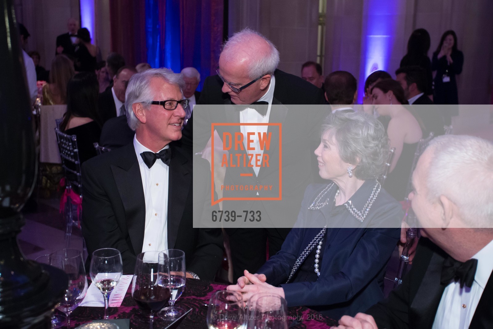 Jeff Hays, Helgi Tomasson, Carol Hays, San Francisco Ballet 2016 Opening Night Gala, San Francisco City Hall. 1 Dr Carlton B Goodlett Pl, January 21st, 2016,Drew Altizer, Drew Altizer Photography, full-service agency, private events, San Francisco photographer, photographer california