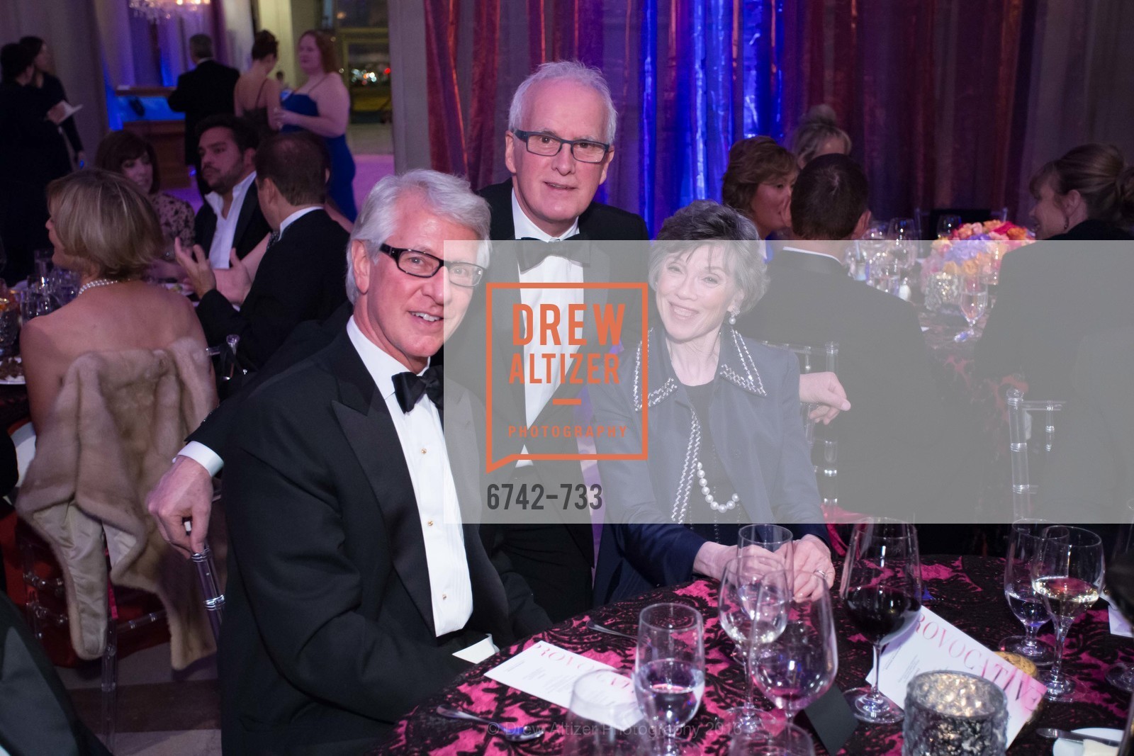 Jeff Hays, Helgi Tomasson, Carol Hays, San Francisco Ballet 2016 Opening Night Gala, San Francisco City Hall. 1 Dr Carlton B Goodlett Pl, January 21st, 2016,Drew Altizer, Drew Altizer Photography, full-service event agency, private events, San Francisco photographer, photographer California