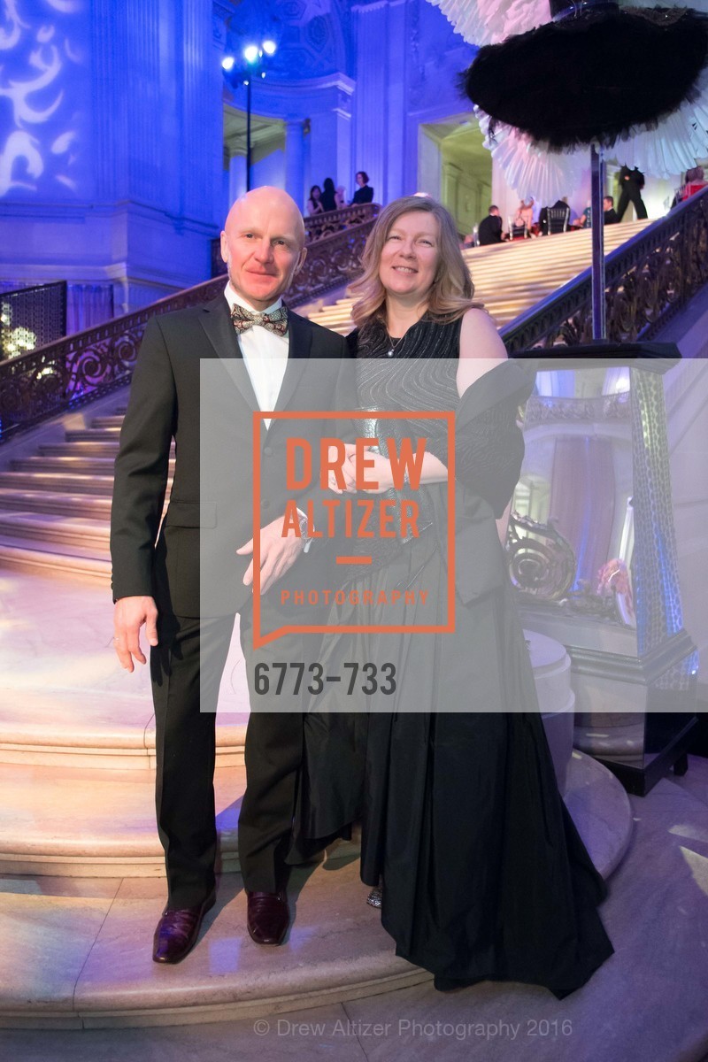 Andre Belyaev, Olga Potapova, San Francisco Ballet 2016 Opening Night Gala, San Francisco City Hall. 1 Dr Carlton B Goodlett Pl, January 21st, 2016, Photo #6773-733 Andre Belyaev, Olga Potapova, Photo #6773-733