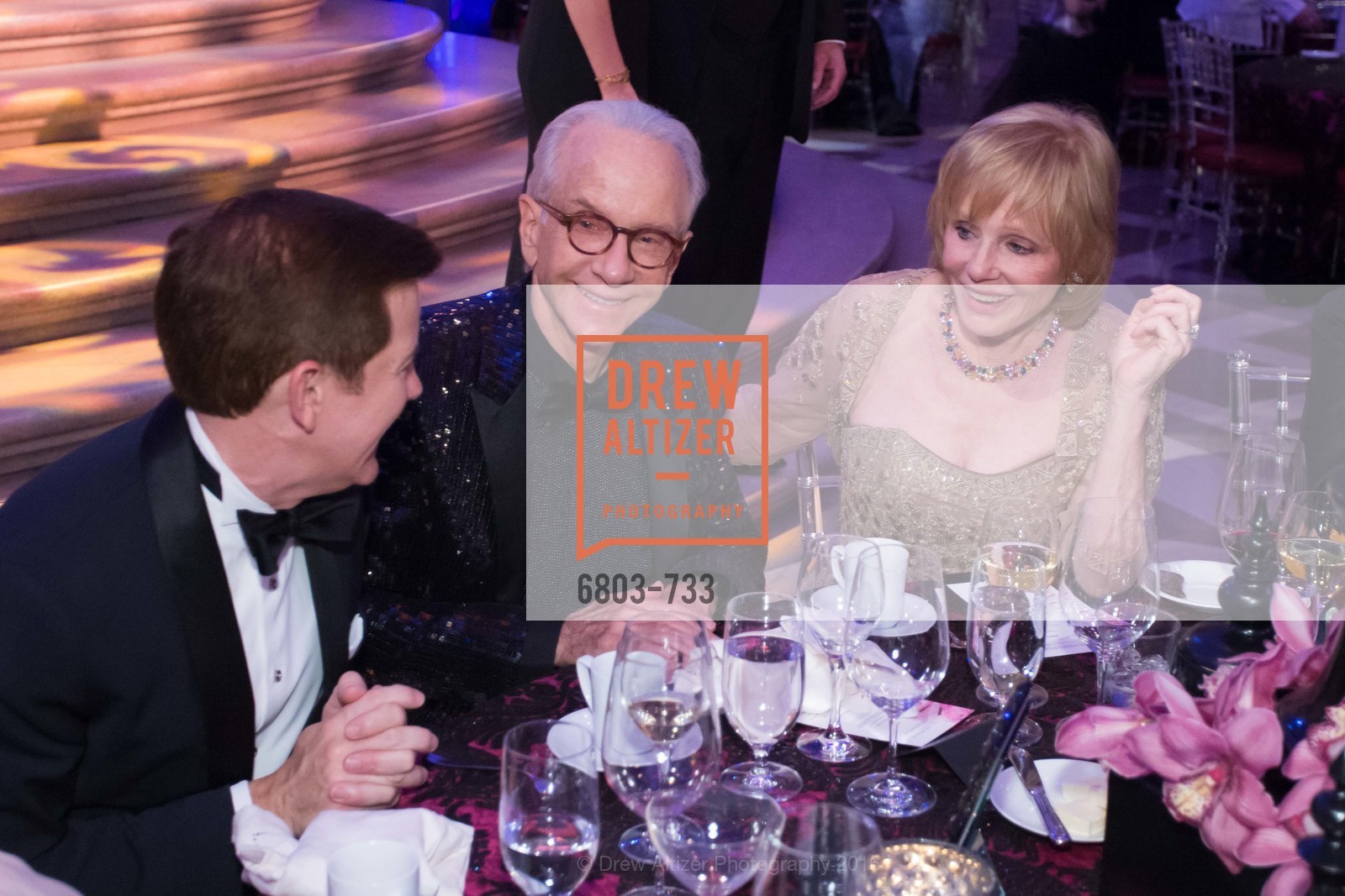 Trent Norris, Norman Stone, Mary Jo Kovacevich, San Francisco Ballet 2016 Opening Night Gala, San Francisco City Hall. 1 Dr Carlton B Goodlett Pl, January 21st, 2016,Drew Altizer, Drew Altizer Photography, full-service agency, private events, San Francisco photographer, photographer california
