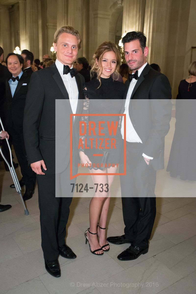 Leo Von Prellwitz, Jaimie Pepping, Brian Ehrlich, San Francisco Ballet 2016 Opening Night Gala, San Francisco City Hall. 1 Dr Carlton B Goodlett Pl, January 21st, 2016,Drew Altizer, Drew Altizer Photography, full-service event agency, private events, San Francisco photographer, photographer California