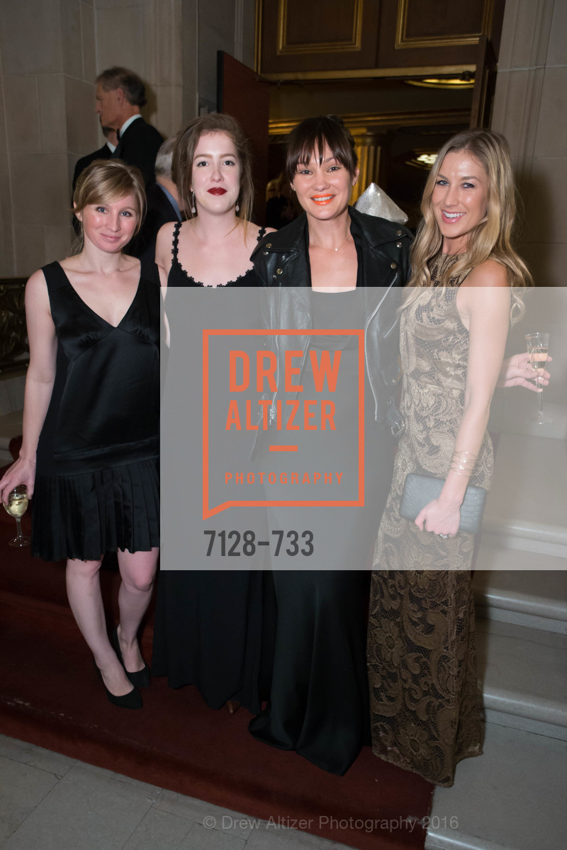 Jennifer Sutton, Stephanie WIllamson, Elizabeth Thompkins, Emiy Slade, San Francisco Ballet 2016 Opening Night Gala, San Francisco City Hall. 1 Dr Carlton B Goodlett Pl, January 21st, 2016,Drew Altizer, Drew Altizer Photography, full-service agency, private events, San Francisco photographer, photographer california