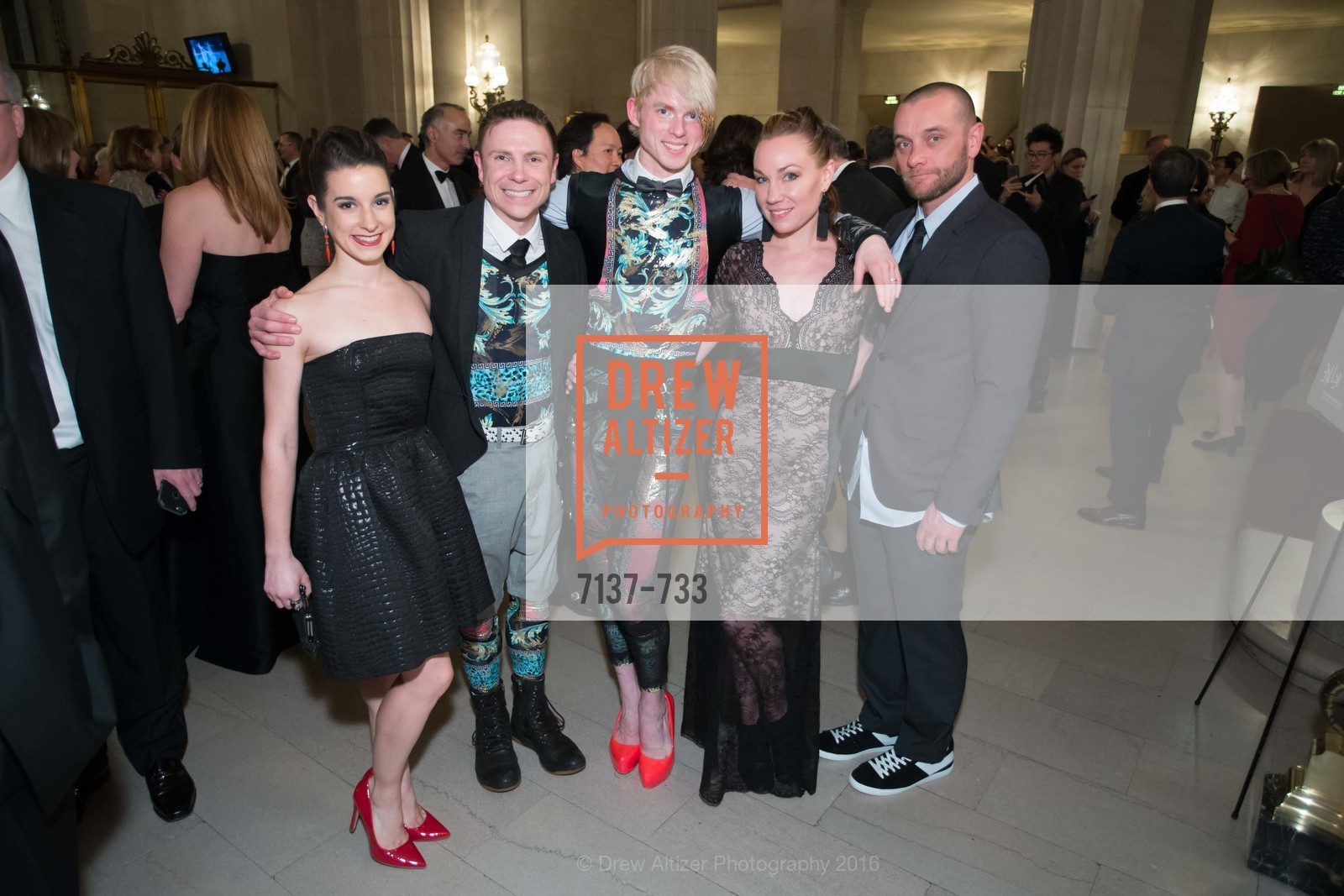 Julia Rowe, Robert Dekkers, Christian Squires, Jamie Lynn Duggan, Randy Walsh, San Francisco Ballet 2016 Opening Night Gala, San Francisco City Hall. 1 Dr Carlton B Goodlett Pl, January 21st, 2016,Drew Altizer, Drew Altizer Photography, full-service event agency, private events, San Francisco photographer, photographer California