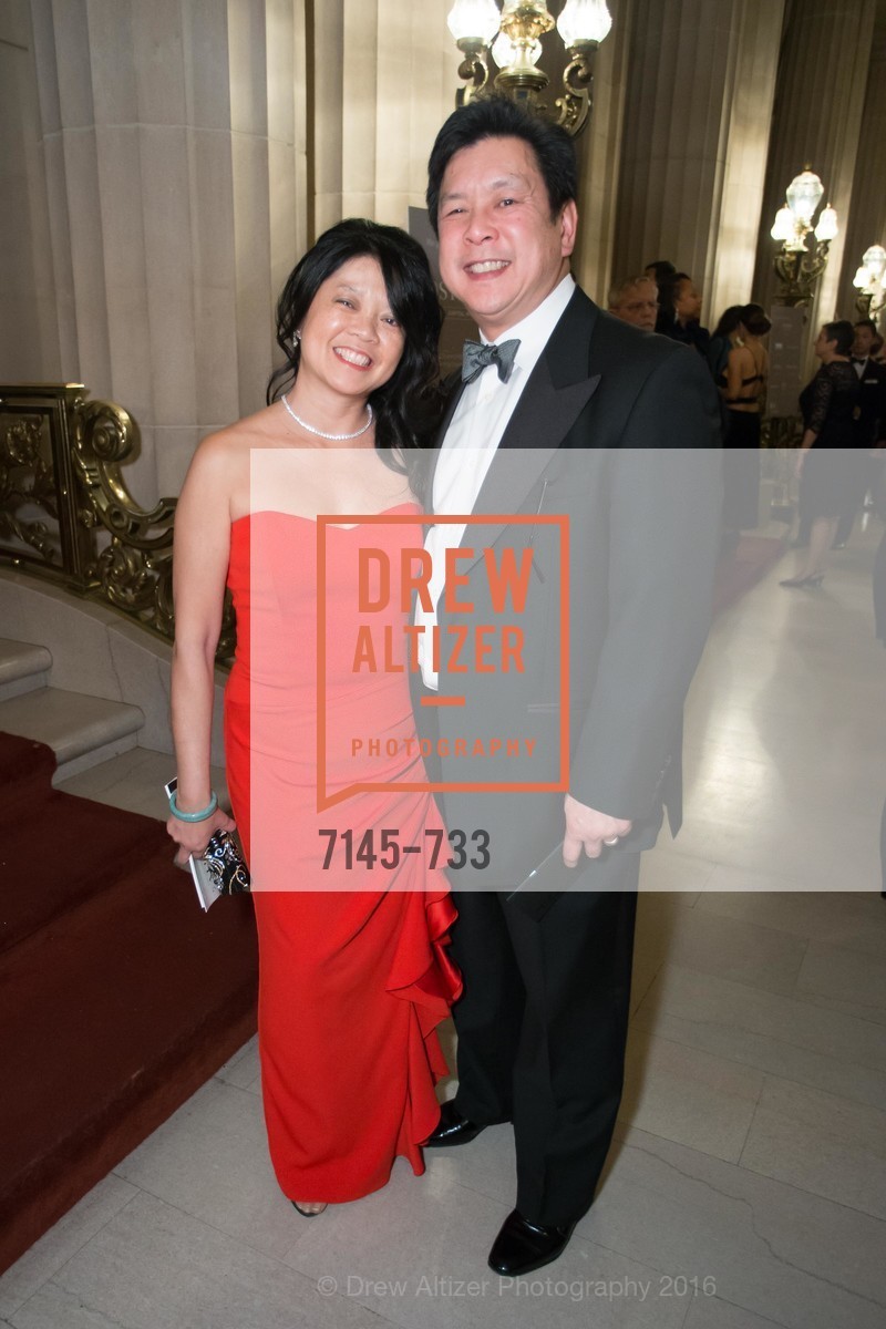 Yvonne Chang, Ronald Chang, San Francisco Ballet 2016 Opening Night Gala, San Francisco City Hall. 1 Dr Carlton B Goodlett Pl, January 21st, 2016,Drew Altizer, Drew Altizer Photography, full-service agency, private events, San Francisco photographer, photographer california