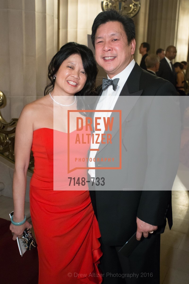 Yvonne Chang, Ronald Chang, San Francisco Ballet 2016 Opening Night Gala, San Francisco City Hall. 1 Dr Carlton B Goodlett Pl, January 21st, 2016,Drew Altizer, Drew Altizer Photography, full-service agency, private events, San Francisco photographer, photographer california