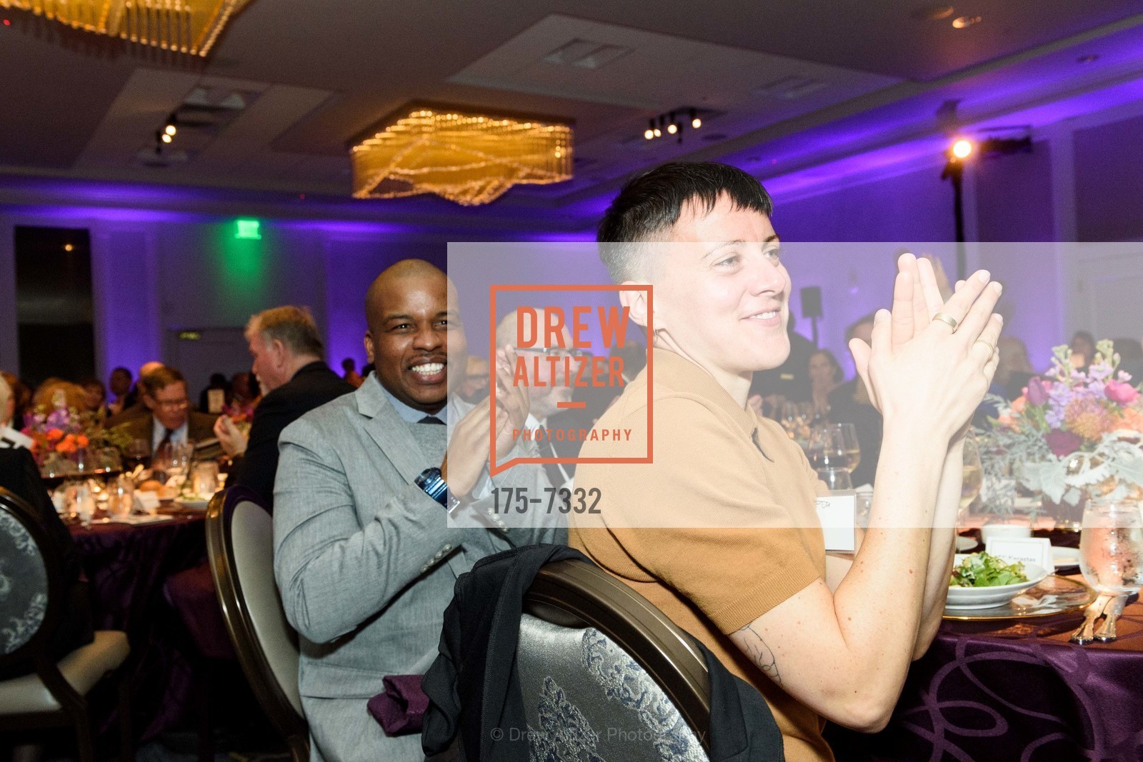 Marcus Gardley, SK Kerastas, Cal Shakes Gala 2018, Claremont Club & Spa. 41 Tunnel Rd. Berkeley, Photo #175-7332 Marcus Gardley, SK Kerastas, Photo #175-7332
