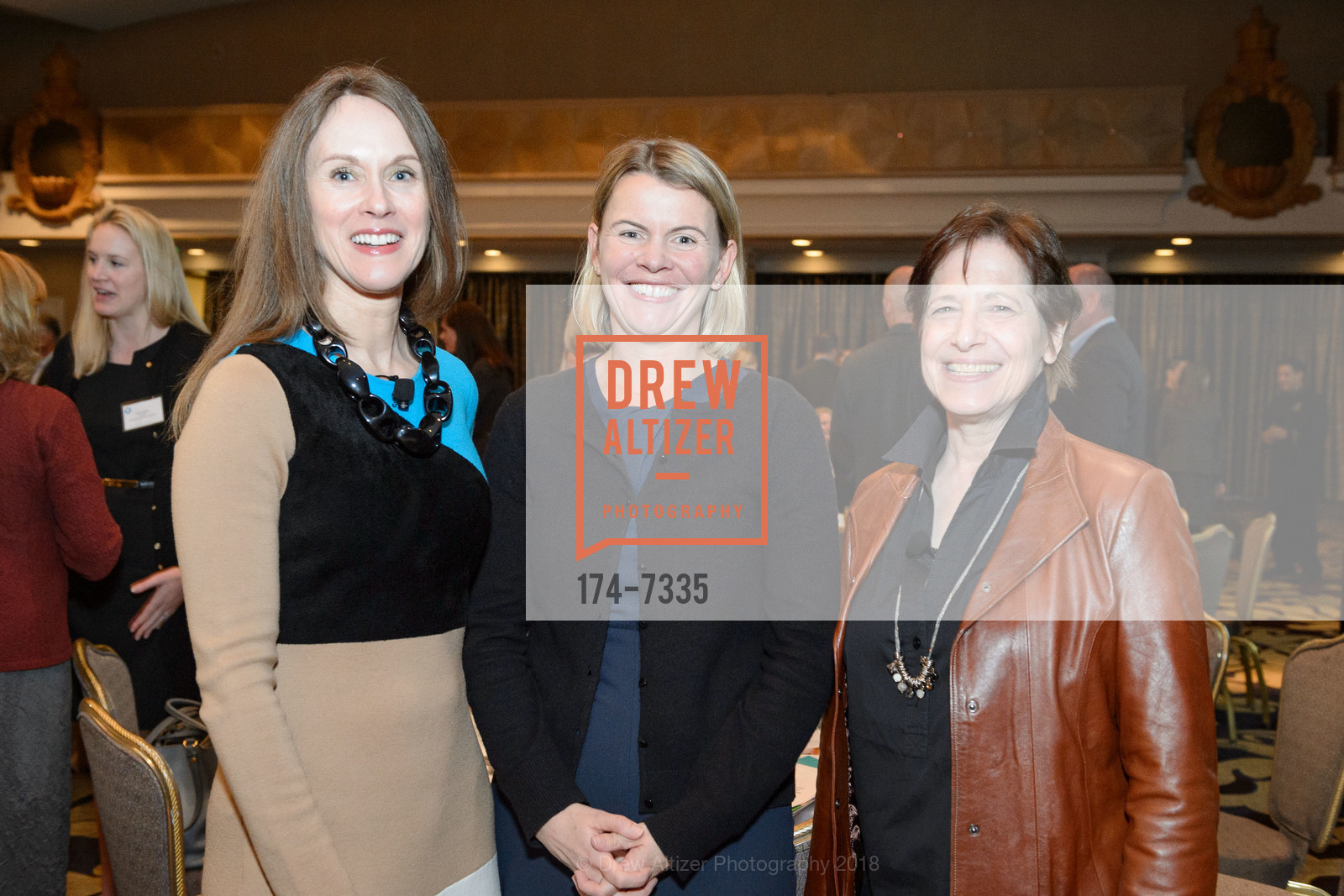 Karyn Flynn, Katie McCarthy, Kathy Hirsh-Pasek, Bay Area Discovery Museum Creativity Forum 2018, The Fairmont San Francisco, March 9th, 2018, Photo #174-7335 Karyn Flynn, Katie McCarthy, Kathy Hirsh-Pasek, Photo #174-7335