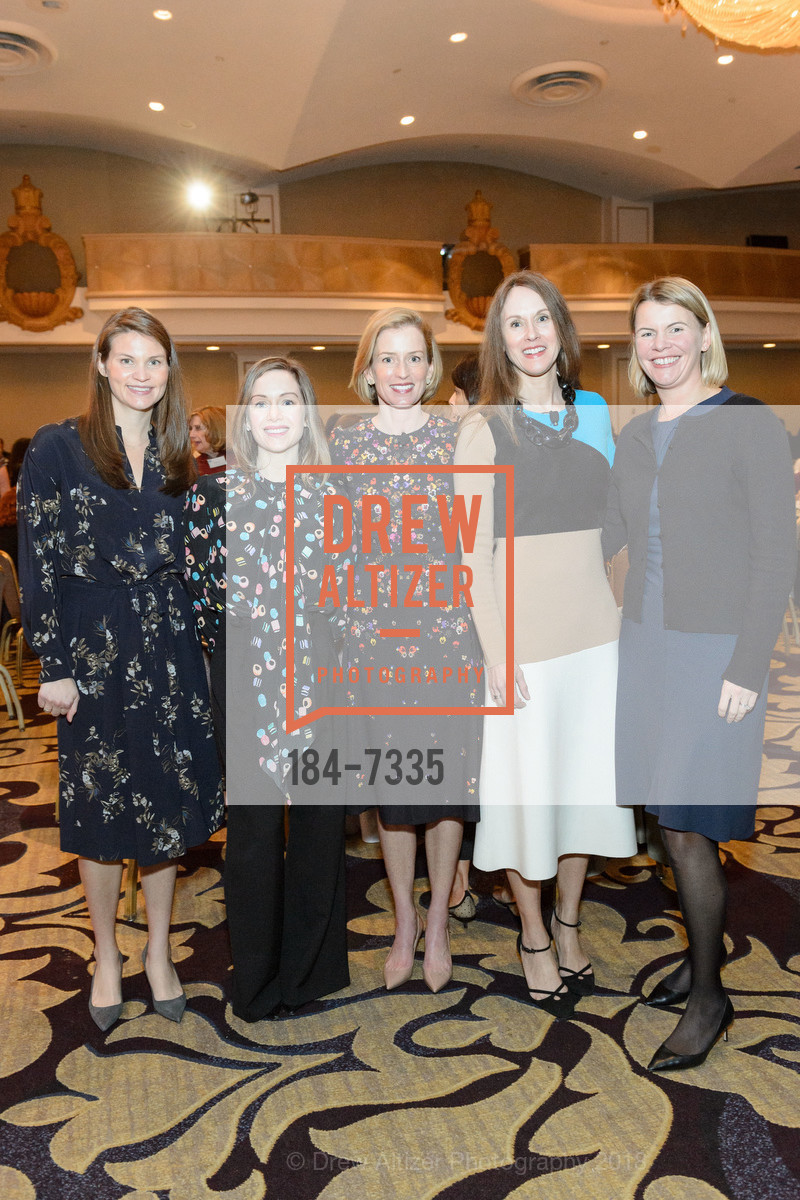 Catherine Hale, Tina Bou-Saba, Victoria Barret, Karyn Flynn, Katie McCarthy, Bay Area Discovery Museum Creativity Forum 2018, The Fairmont San Francisco, March 9th, 2018, Photo #184-7335 Catherine Hale, Tina Bou-Saba, Victoria Barret, Karyn Flynn, Katie McCarthy, Photo #184-7335