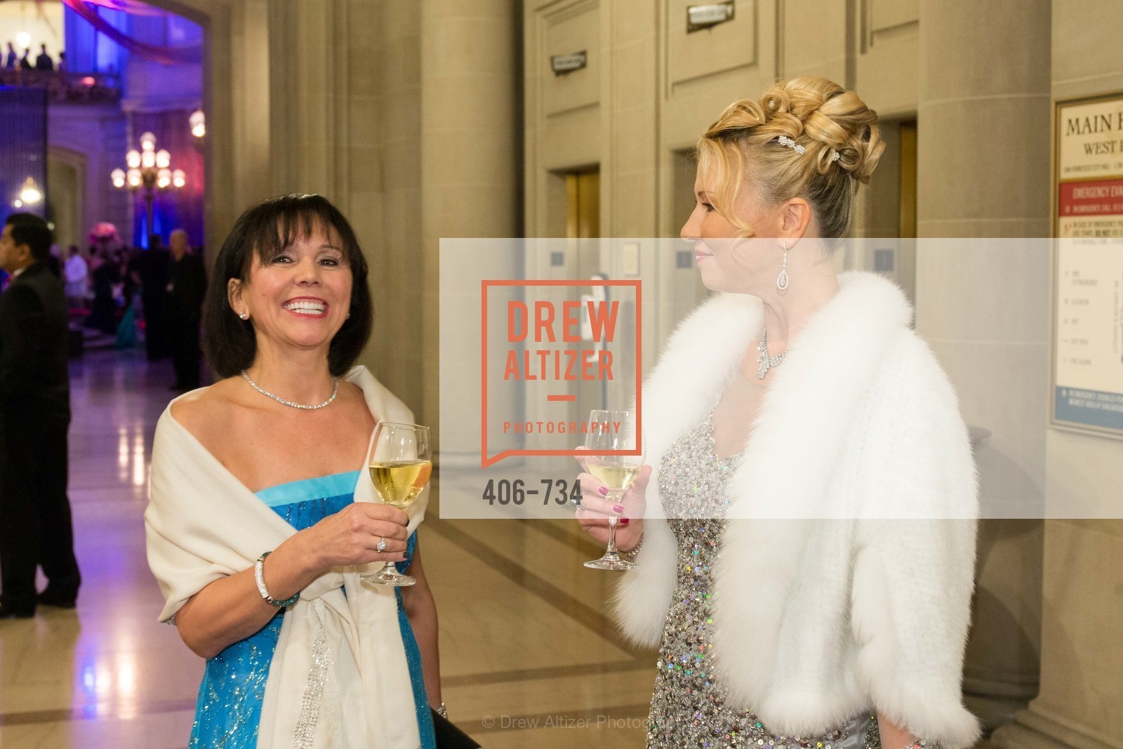 Barbara Cartier, Lena Gikkas, San Francisco Ballet 2016 ENCORE! Opening Night Gala, San Francisco City Hall. 1 Dr Carlton B Goodlett Pl, January 21st, 2016,Drew Altizer, Drew Altizer Photography, full-service agency, private events, San Francisco photographer, photographer california