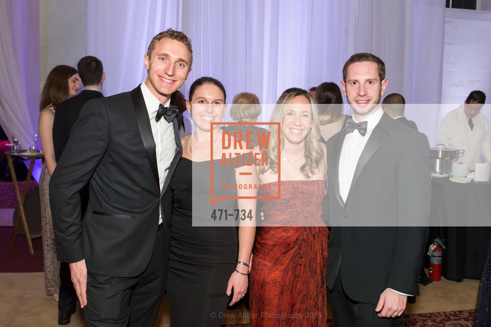 Travis Breznak, Nicole Breznak, Nitzan Miller, Josh Miller, San Francisco Ballet 2016 ENCORE! Opening Night Gala, San Francisco City Hall. 1 Dr Carlton B Goodlett Pl, January 21st, 2016,Drew Altizer, Drew Altizer Photography, full-service agency, private events, San Francisco photographer, photographer california