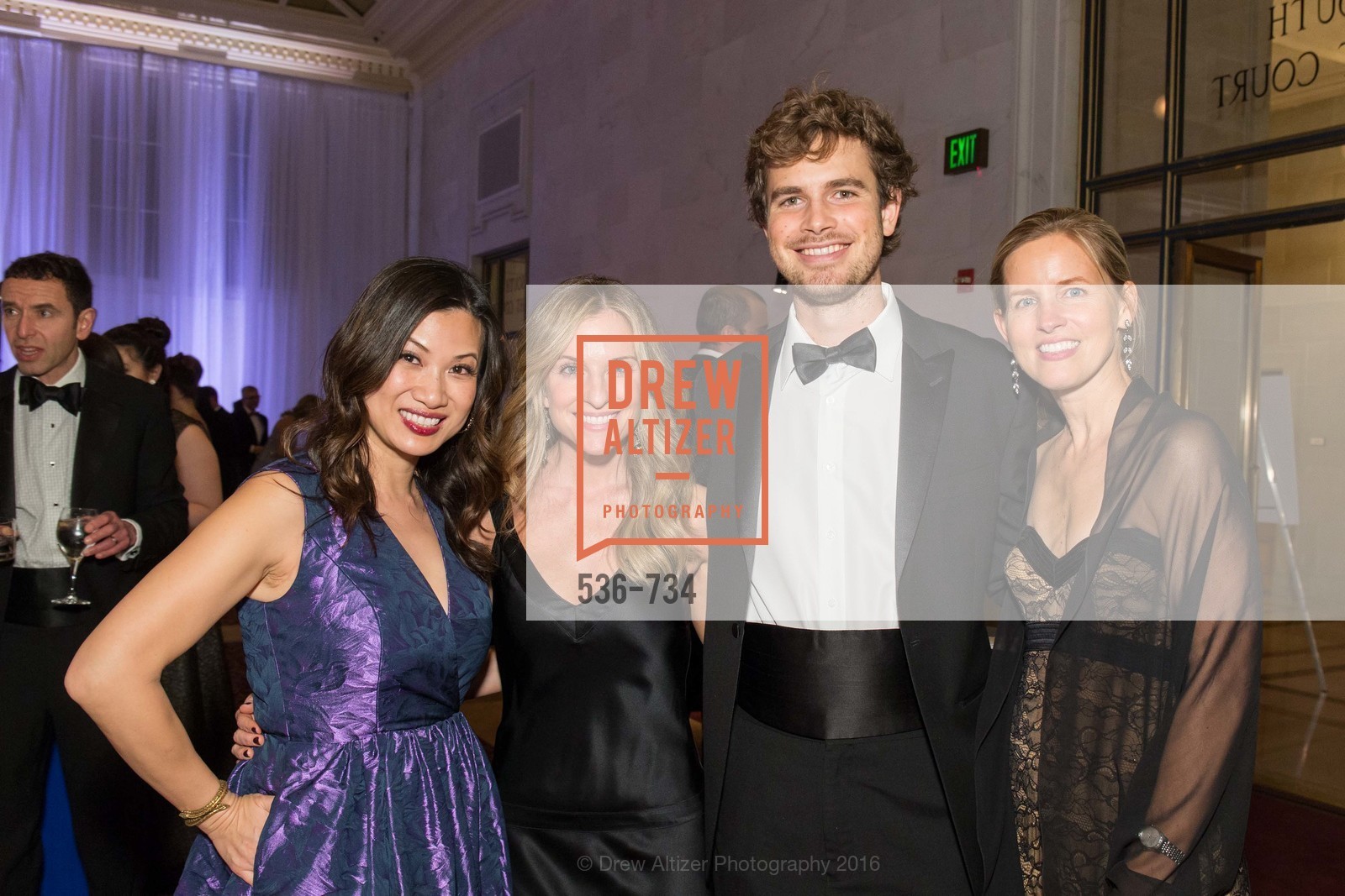 Rosalyn Chen, Tracie Rosen, Chris Given, Nicole Simon, San Francisco Ballet 2016 ENCORE! Opening Night Gala, San Francisco City Hall. 1 Dr Carlton B Goodlett Pl, January 21st, 2016,Drew Altizer, Drew Altizer Photography, full-service agency, private events, San Francisco photographer, photographer california