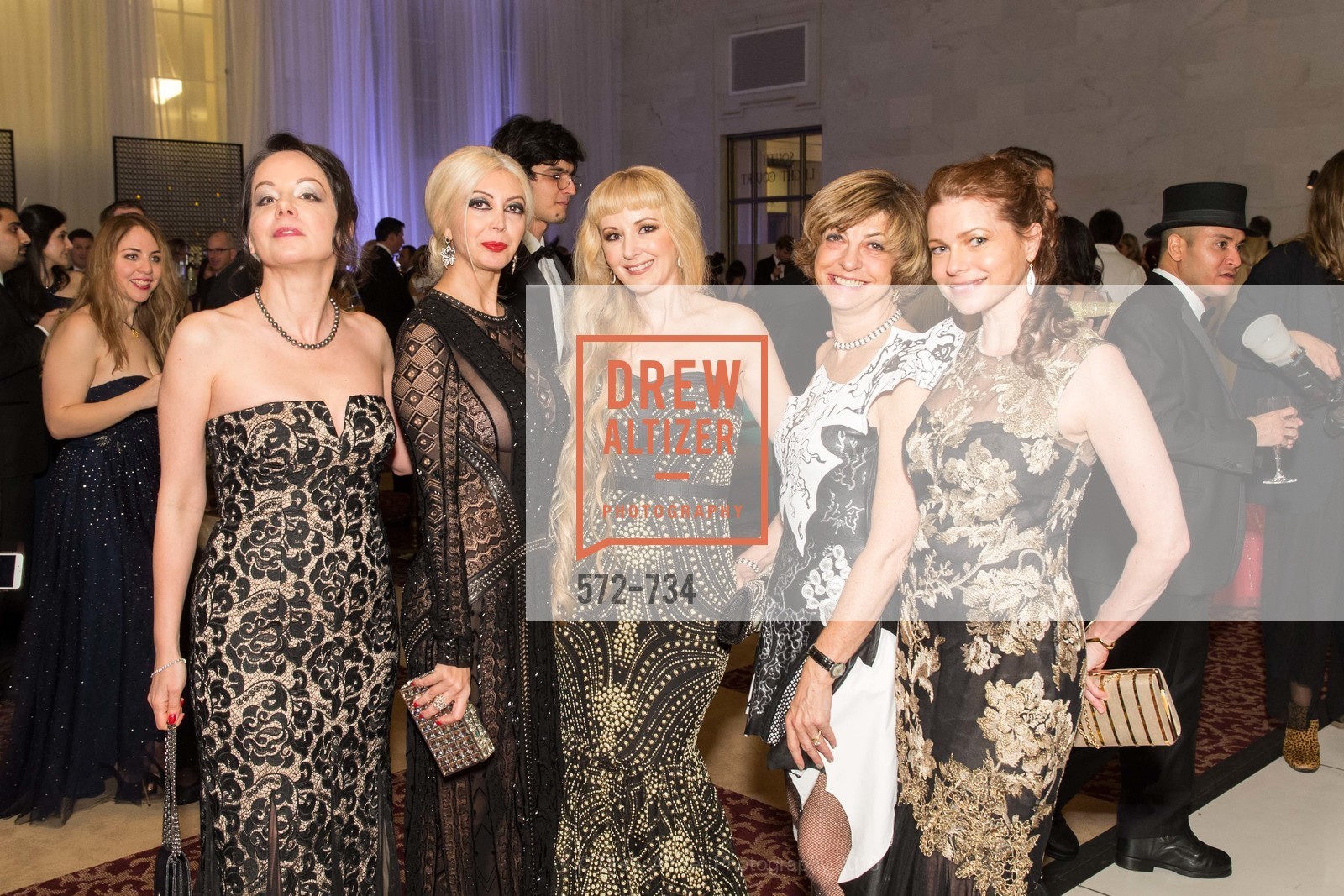 Gergana Gallacher, Simone Derayeh, Shannyn Bessoni, Ludmila Eggleton, Christina Eriksson, San Francisco Ballet 2016 ENCORE! Opening Night Gala, San Francisco City Hall. 1 Dr Carlton B Goodlett Pl, January 21st, 2016,Drew Altizer, Drew Altizer Photography, full-service agency, private events, San Francisco photographer, photographer california