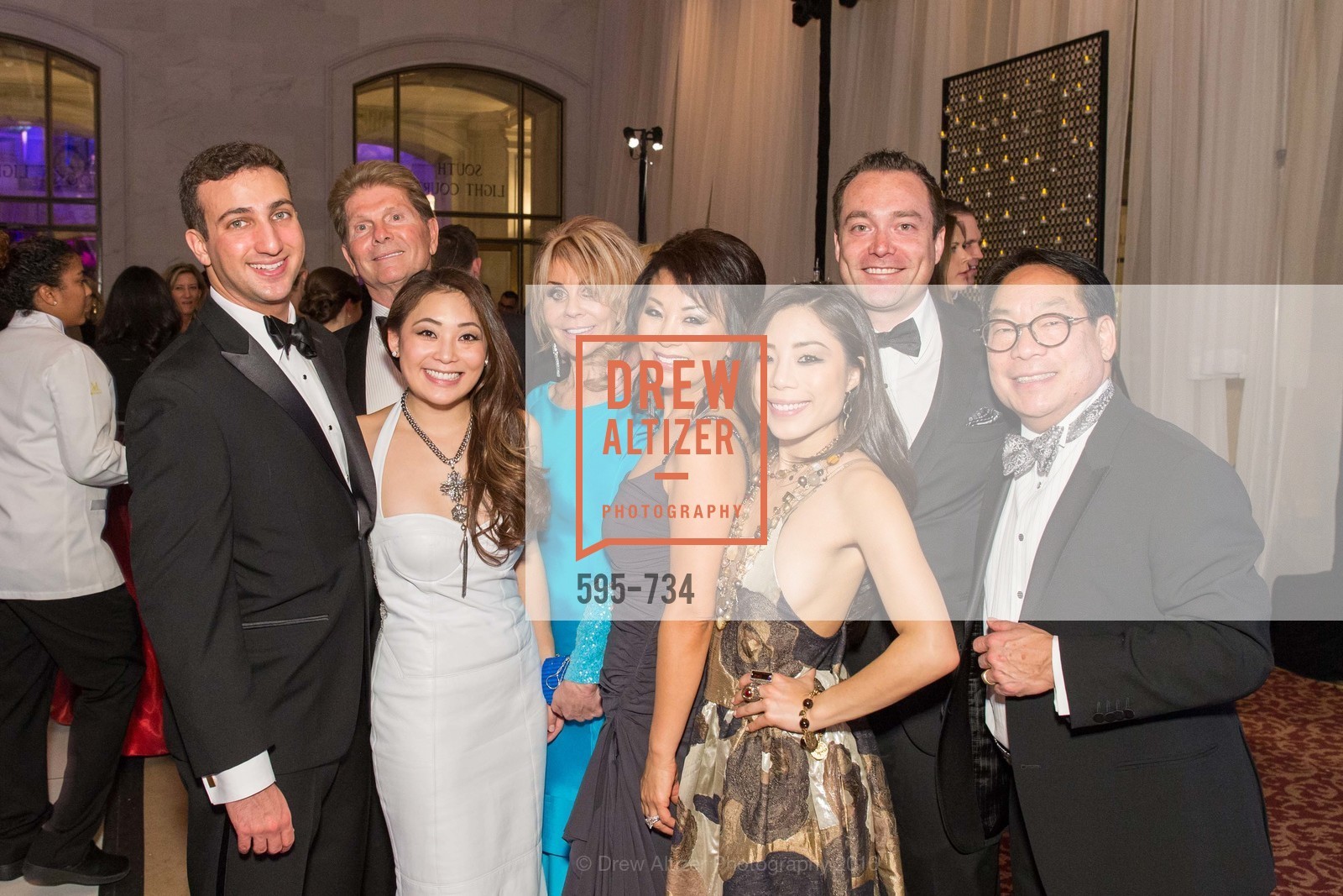 Husayn Hasan, Kelcie Lee, Tony Tonso, Barbara Tonso, Jennifer Lee, Jeff Conkey, Kristin Lee, Edward Lee, San Francisco Ballet 2016 ENCORE! Opening Night Gala, San Francisco City Hall. 1 Dr Carlton B Goodlett Pl, January 21st, 2016,Drew Altizer, Drew Altizer Photography, full-service agency, private events, San Francisco photographer, photographer california