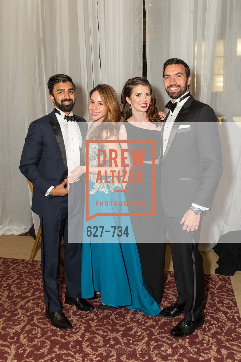 Rishi Dixit, Elizabeth Chabot, Kelly Williams, Olivier Courtemanche, San Francisco Ballet 2016 ENCORE! Opening Night Gala, San Francisco City Hall. 1 Dr Carlton B Goodlett Pl, January 21st, 2016,Drew Altizer, Drew Altizer Photography, full-service event agency, private events, San Francisco photographer, photographer California