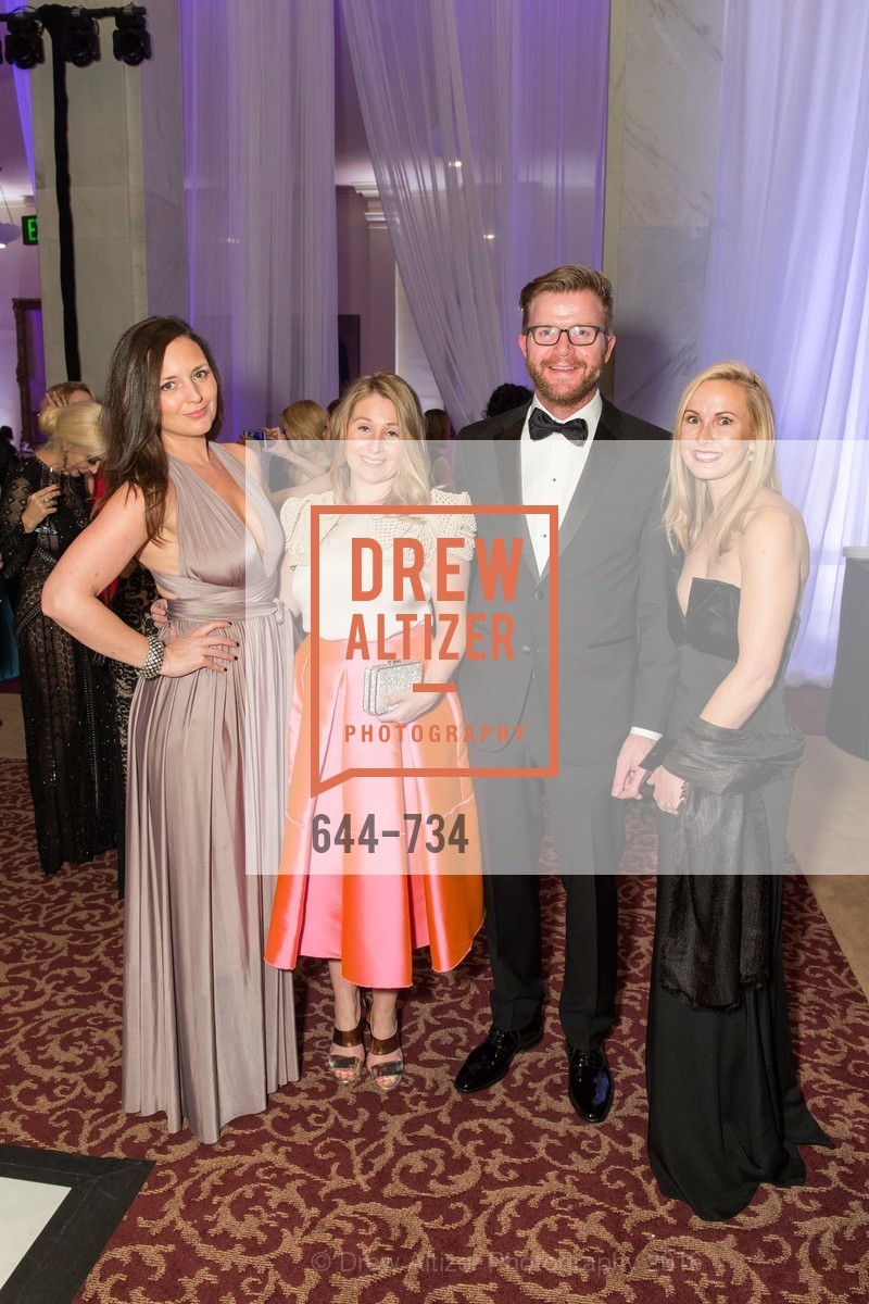 Kim Murphy, Vivian Walsh, Dan Omeara, Caroline Burnett, San Francisco Ballet 2016 ENCORE! Opening Night Gala, San Francisco City Hall. 1 Dr Carlton B Goodlett Pl, January 21st, 2016,Drew Altizer, Drew Altizer Photography, full-service event agency, private events, San Francisco photographer, photographer California