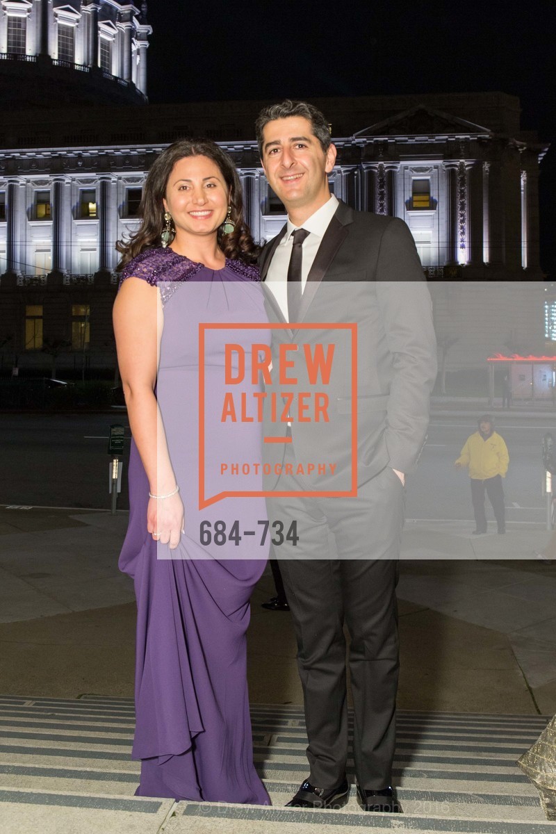 Shokooh Miry, Steve Mohebi, San Francisco Ballet 2016 ENCORE! Opening Night Gala, San Francisco City Hall. 1 Dr Carlton B Goodlett Pl, January 21st, 2016,Drew Altizer, Drew Altizer Photography, full-service event agency, private events, San Francisco photographer, photographer California