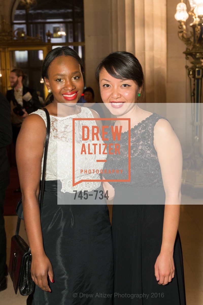 Makeda Robinson, Kristin Ngo, San Francisco Ballet 2016 ENCORE! Opening Night Gala, San Francisco City Hall. 1 Dr Carlton B Goodlett Pl, January 21st, 2016
