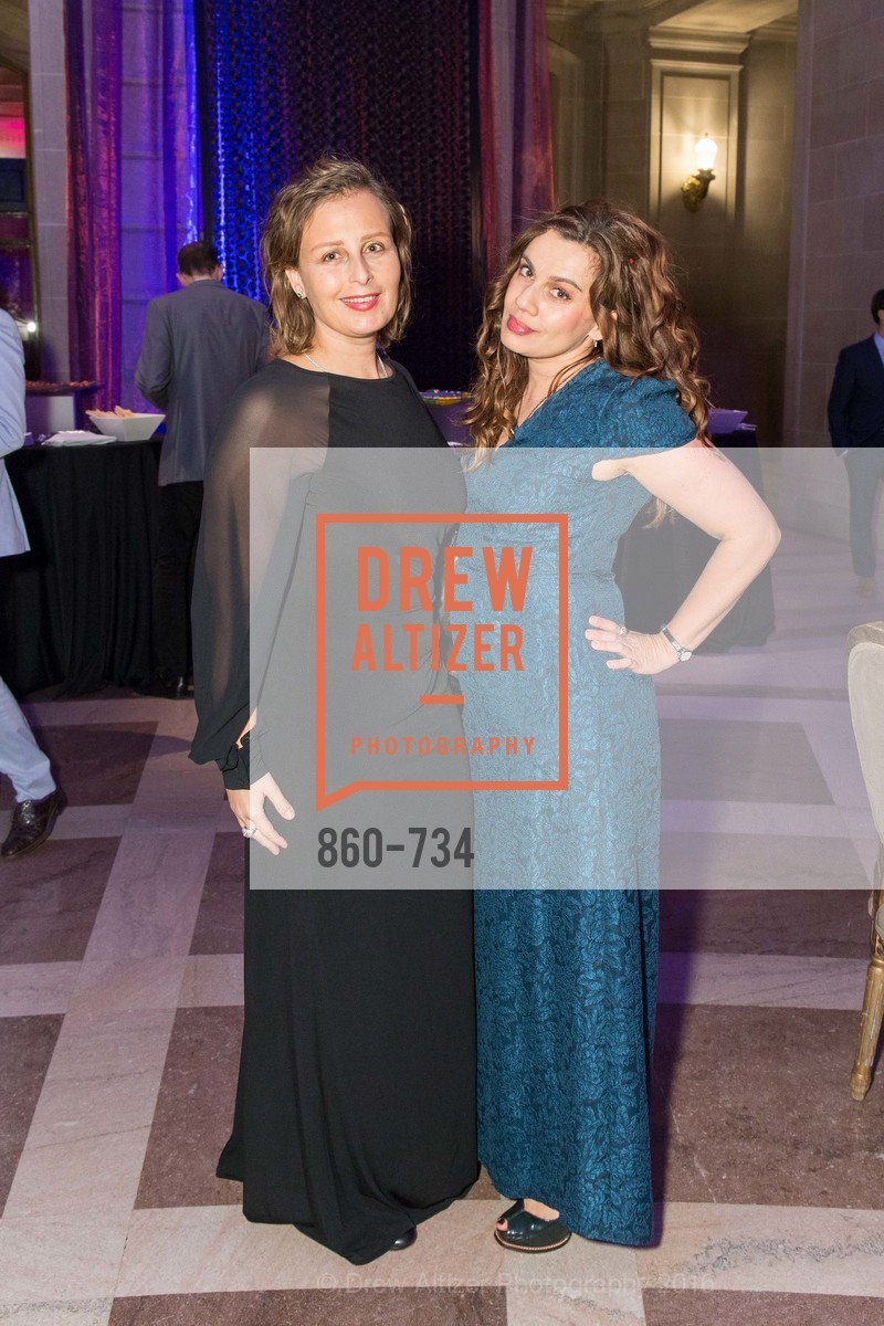 Anat Sapan, Maya Gervis, San Francisco Ballet 2016 ENCORE! Opening Night Gala, San Francisco City Hall. 1 Dr Carlton B Goodlett Pl, January 21st, 2016, Photo #860-734 Anat Sapan, Maya Gervis, Photo #860-734