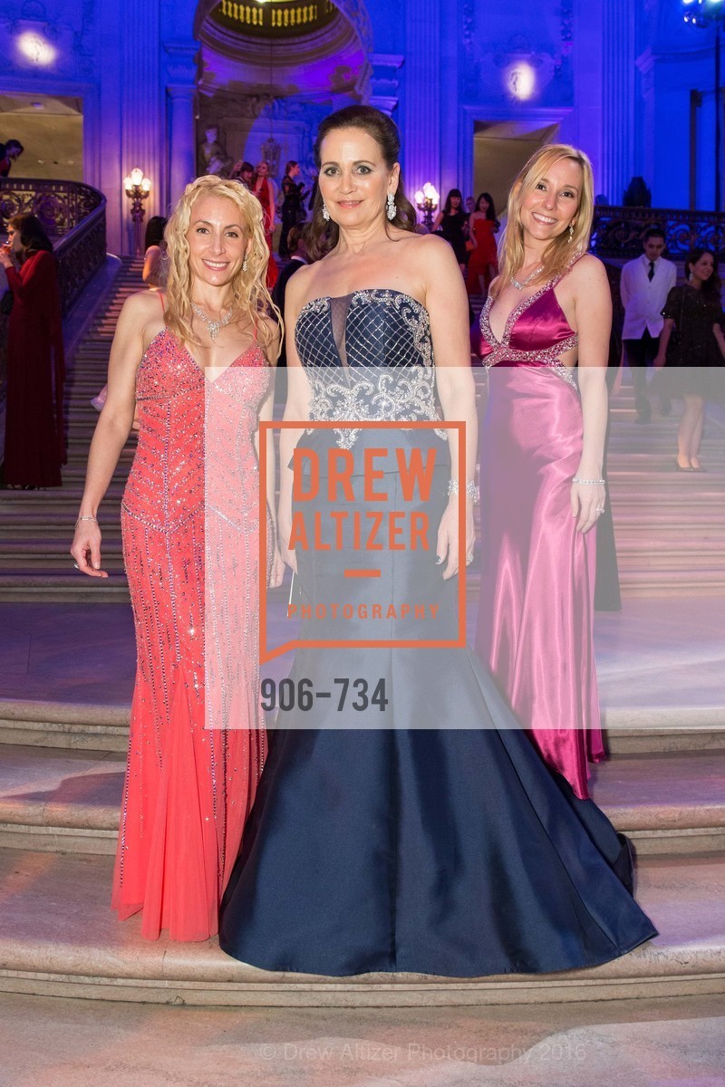 Robin Farmanfarmaian, Jane Burkhard, Valentina Morigi, San Francisco Ballet 2016 ENCORE! Opening Night Gala, San Francisco City Hall. 1 Dr Carlton B Goodlett Pl, January 21st, 2016,Drew Altizer, Drew Altizer Photography, full-service agency, private events, San Francisco photographer, photographer california