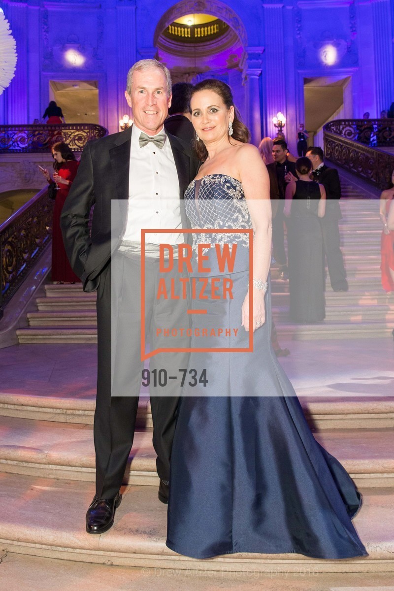 Kurt Burkhard, Jane Burhard, San Francisco Ballet 2016 ENCORE! Opening Night Gala, San Francisco City Hall. 1 Dr Carlton B Goodlett Pl, January 21st, 2016,Drew Altizer, Drew Altizer Photography, full-service agency, private events, San Francisco photographer, photographer california
