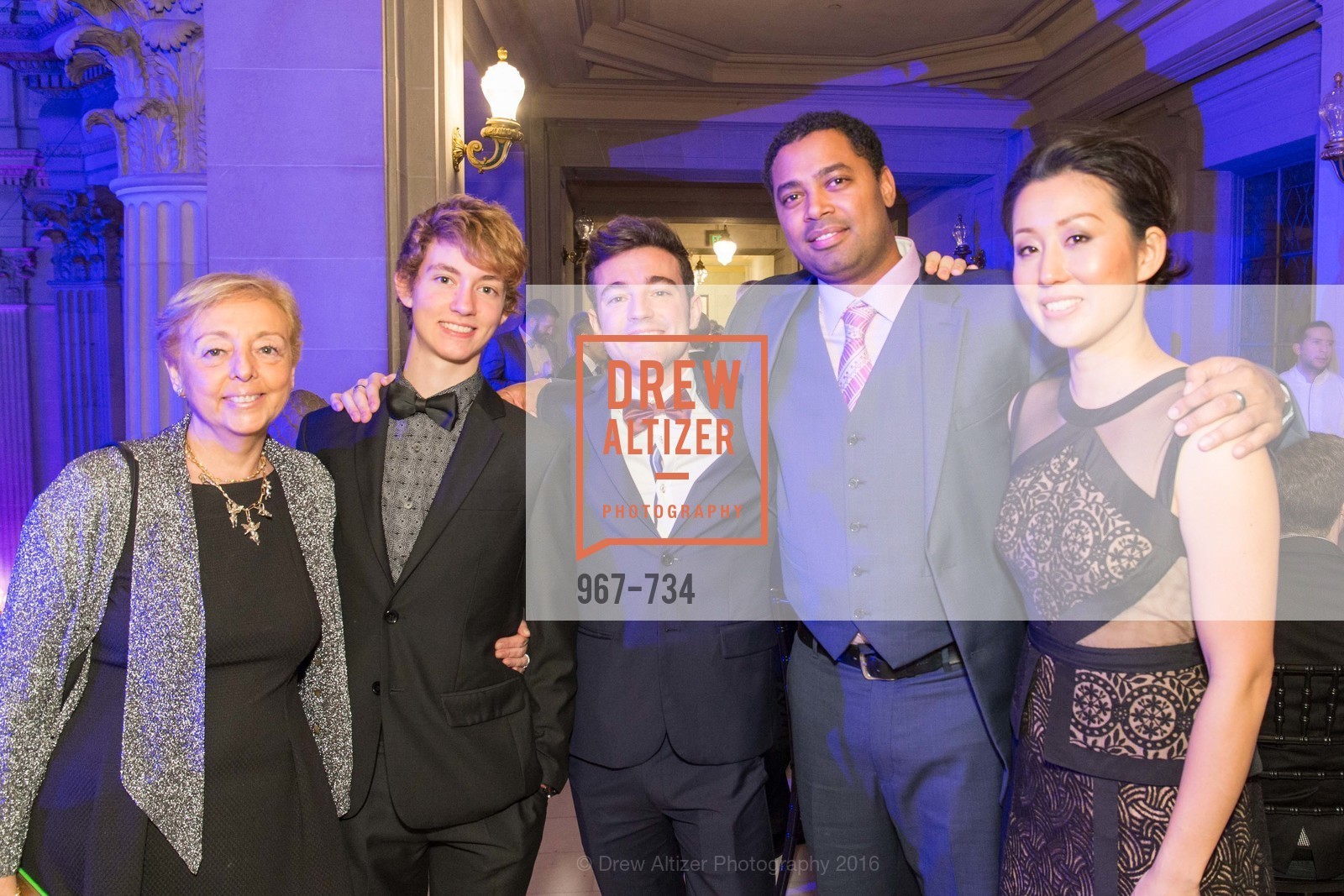 Yeny Baern, Adrian Cruz, Diego Cruz, Jean-luc Kayigire, Ikuyo Yamada, San Francisco Ballet 2016 ENCORE! Opening Night Gala, San Francisco City Hall. 1 Dr Carlton B Goodlett Pl, January 21st, 2016,Drew Altizer, Drew Altizer Photography, full-service agency, private events, San Francisco photographer, photographer california