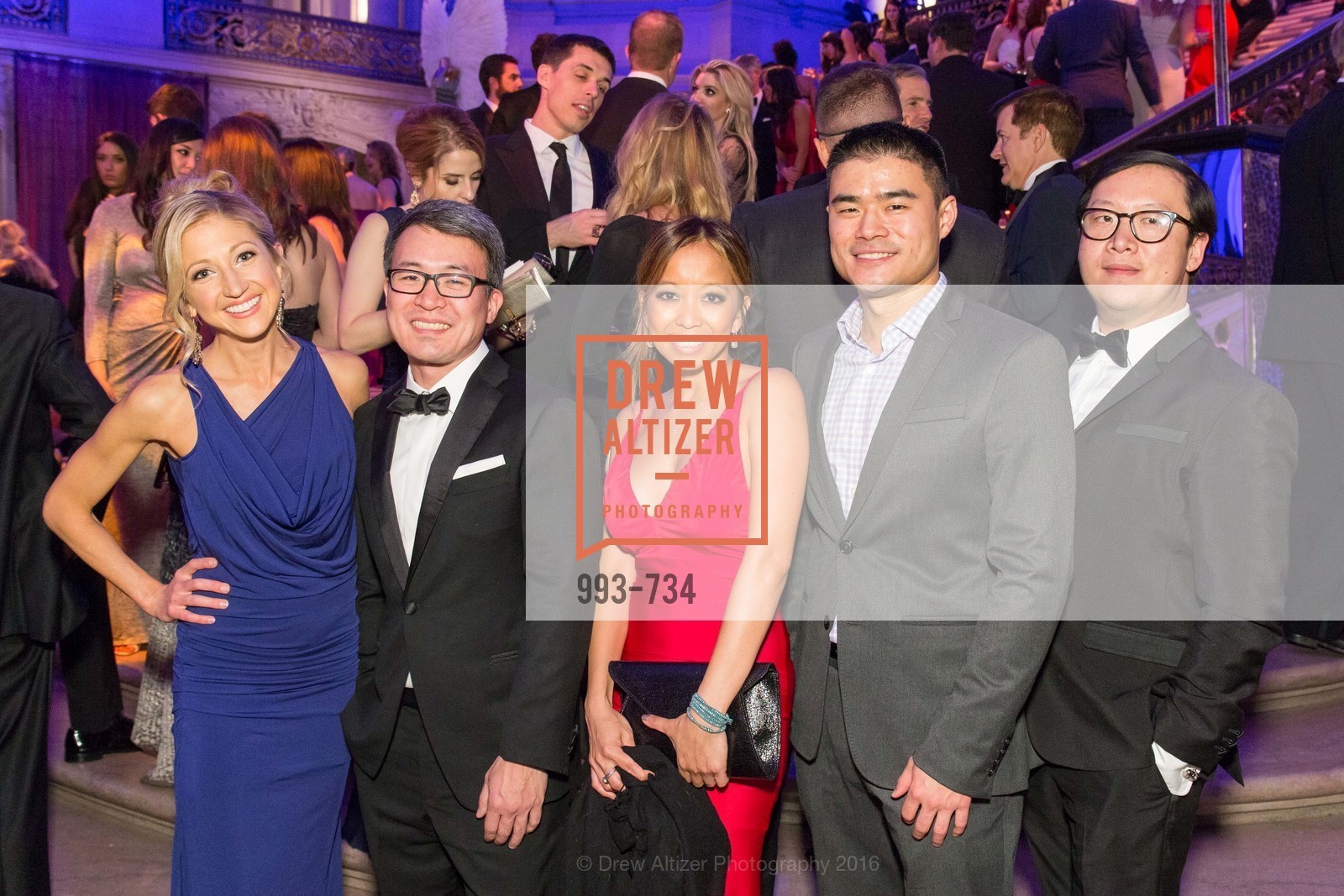 Caroline Jordan, Dave Clark, Thu Zar, Jason Lin, Mike Lu, San Francisco Ballet 2016 ENCORE! Opening Night Gala, San Francisco City Hall. 1 Dr Carlton B Goodlett Pl, January 21st, 2016,Drew Altizer, Drew Altizer Photography, full-service agency, private events, San Francisco photographer, photographer california