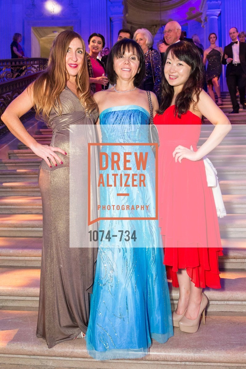 Melissa Clarkson, Barbara Cartier, Cyntia Sitou, San Francisco Ballet 2016 ENCORE! Opening Night Gala, San Francisco City Hall. 1 Dr Carlton B Goodlett Pl, January 21st, 2016, Photo #1074-734 Melissa Clarkson, Barbara Cartier, Cyntia Sitou, Photo #1074-734