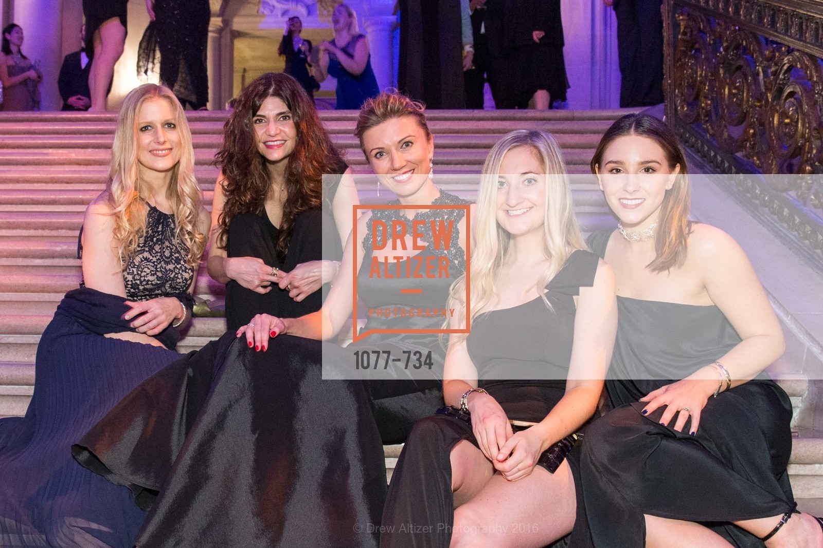 Erika Lundberg, Vishi Acarmsa, Kamila Childas, Hayley Round, Alana Oats, San Francisco Ballet 2016 ENCORE! Opening Night Gala, San Francisco City Hall. 1 Dr Carlton B Goodlett Pl, January 21st, 2016,Drew Altizer, Drew Altizer Photography, full-service agency, private events, San Francisco photographer, photographer california