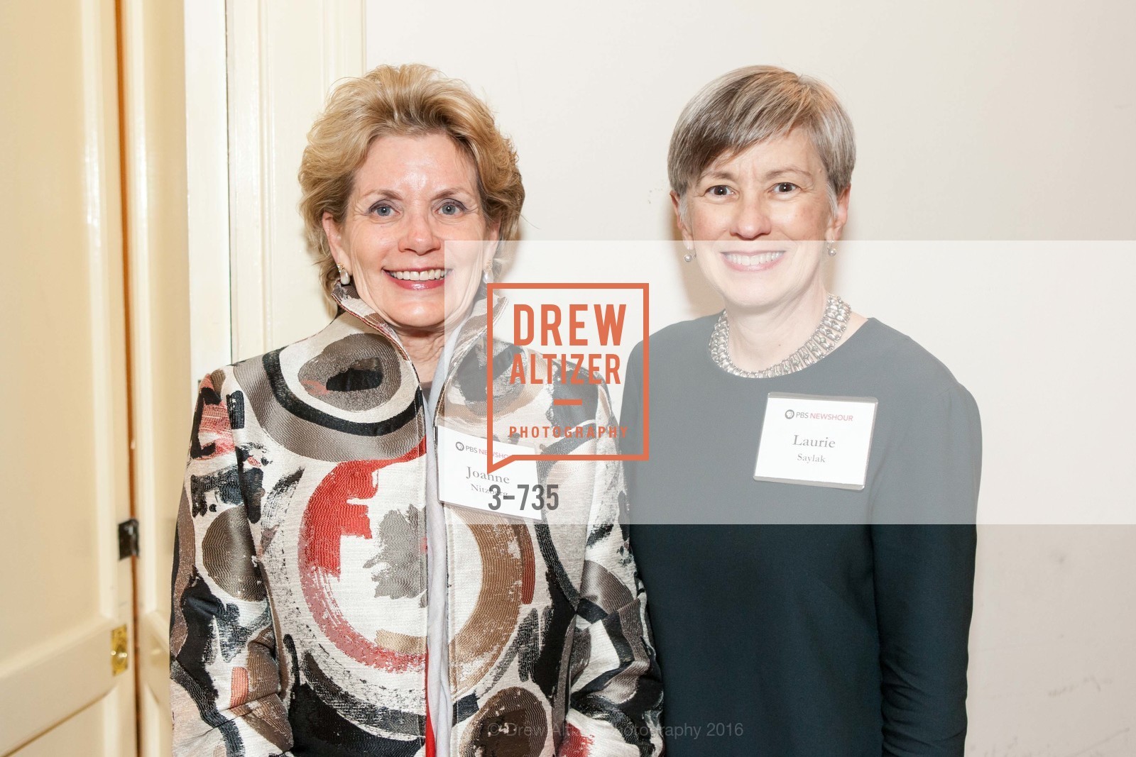 Joanne Nitzberg, Laurie Saylak, A Night with the NewsHour, Metropolitan Club. 640 Sutter Street, January 21st, 2016, Photo #3-735 Joanne Nitzberg, Laurie Saylak, Photo #3-735