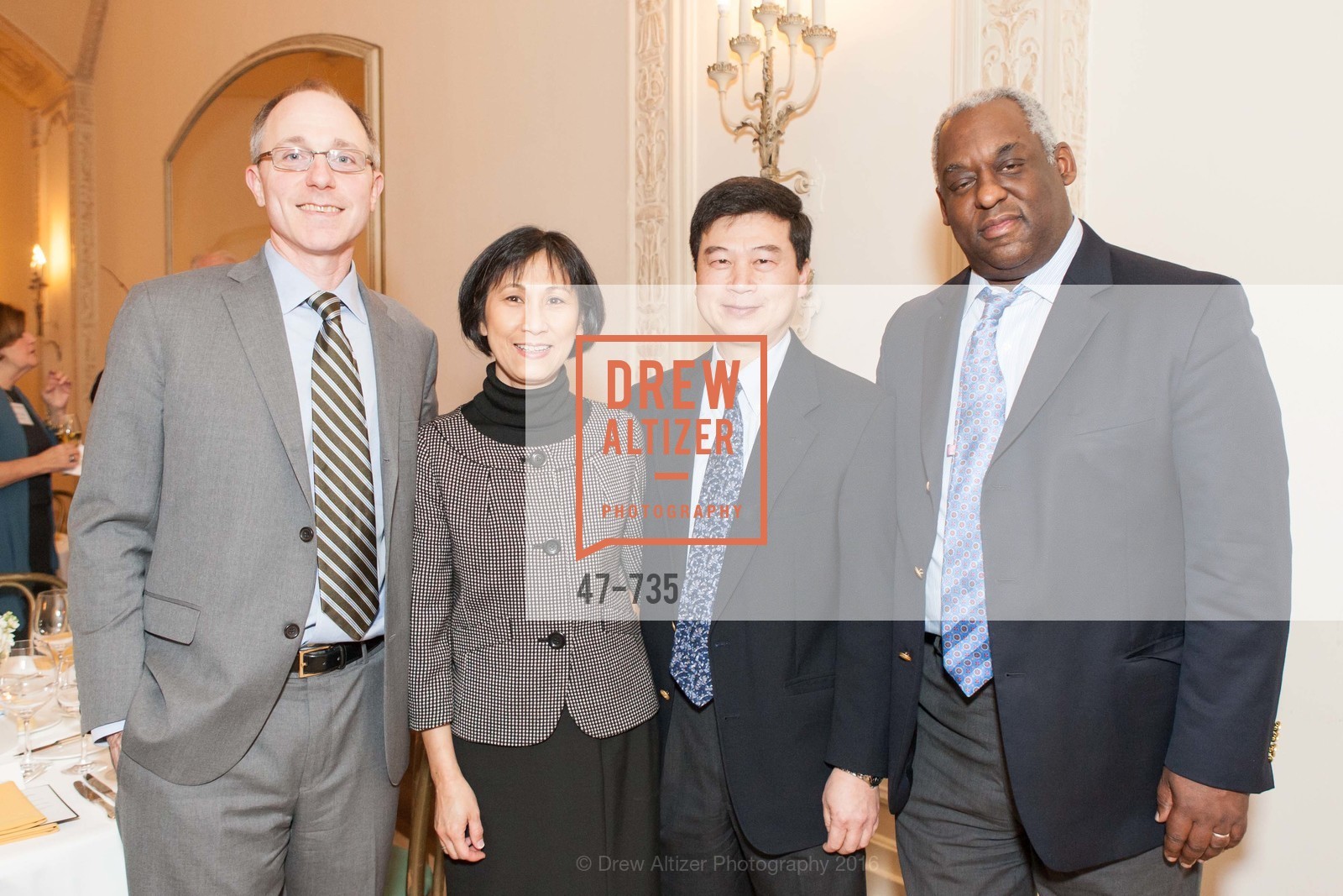 Mike Rancilio, Abby Li, Pui-Yan Kwok, James Blue, A Night with the NewsHour, Metropolitan Club. 640 Sutter Street, January 21st, 2016, Photo #47-735 Mike Rancilio, Abby Li, Pui-Yan Kwok, James Blue, Photo #47-735