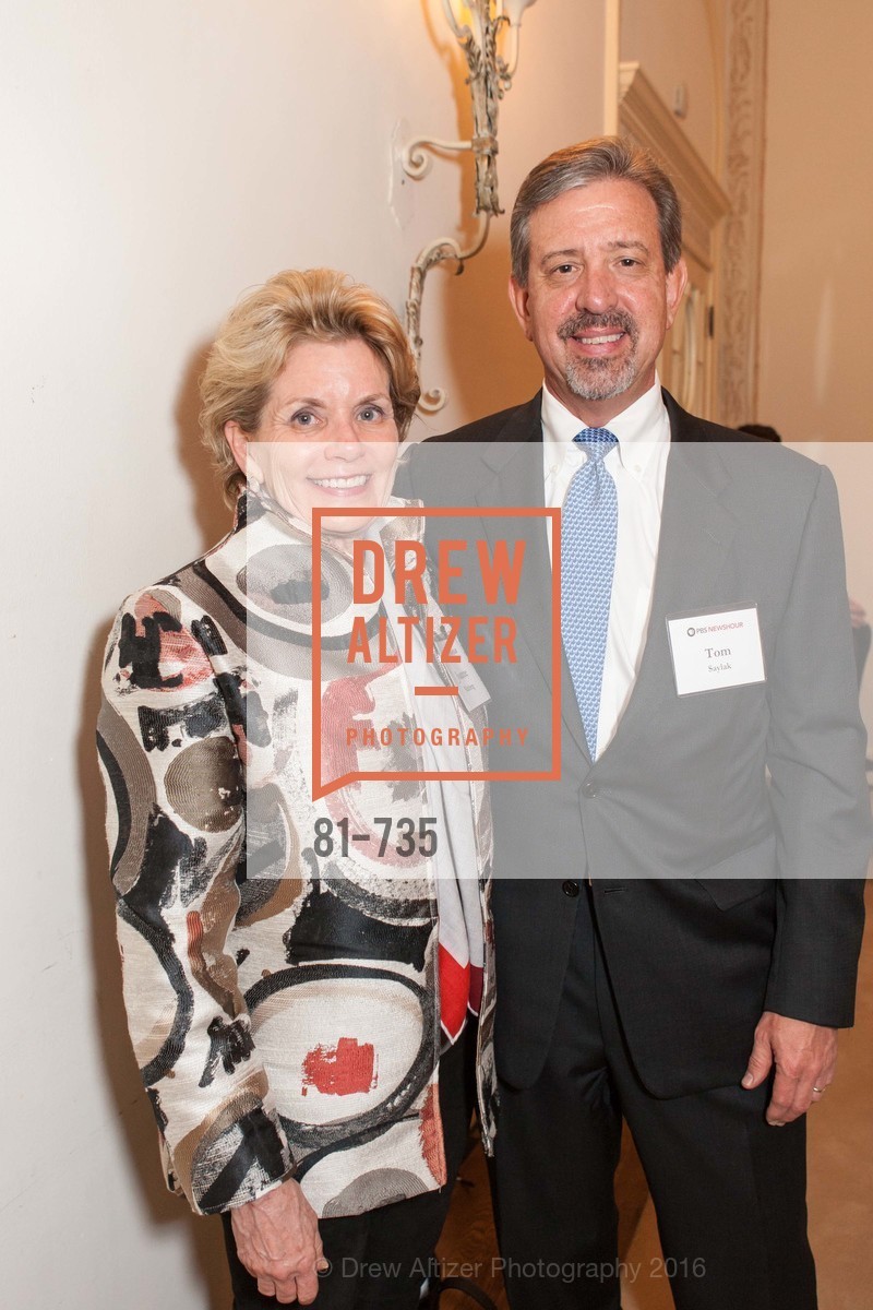 Joanne Nitzberg, Tom Saylak, A Night with the NewsHour, Metropolitan Club. 640 Sutter Street, January 21st, 2016,Drew Altizer, Drew Altizer Photography, full-service agency, private events, San Francisco photographer, photographer california