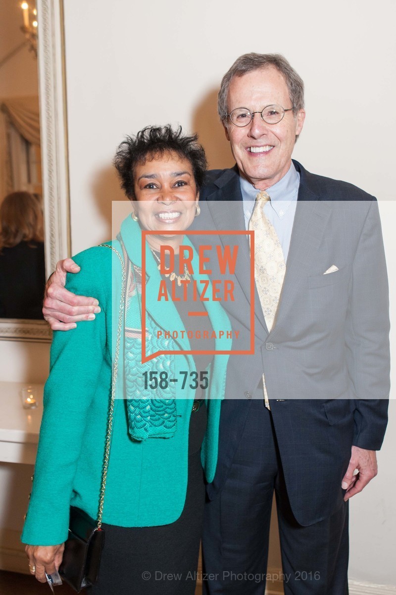 Anette Harris, Mark Perry, A Night with the NewsHour, Metropolitan Club. 640 Sutter Street, January 21st, 2016, Photo #158-735 Anette Harris, Mark Perry, Photo #158-735