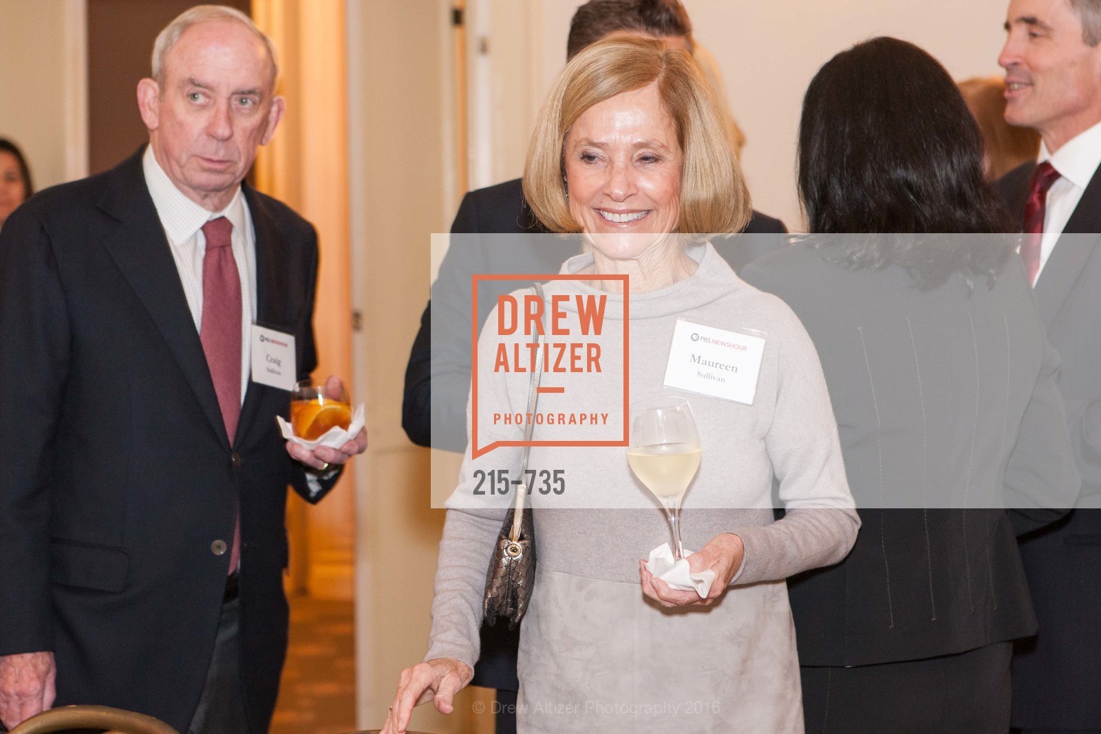 Craig Sullivan, Maureen Sullivan, A Night with the NewsHour, Metropolitan Club. 640 Sutter Street, January 21st, 2016,Drew Altizer, Drew Altizer Photography, full-service event agency, private events, San Francisco photographer, photographer California