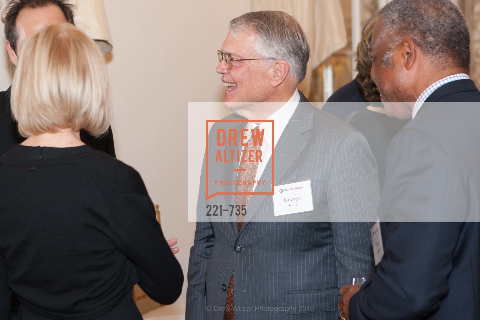 George Smith, A Night with the NewsHour, Metropolitan Club. 640 Sutter Street, January 21st, 2016, Photo #221-735 George Smith, Photo #221-735