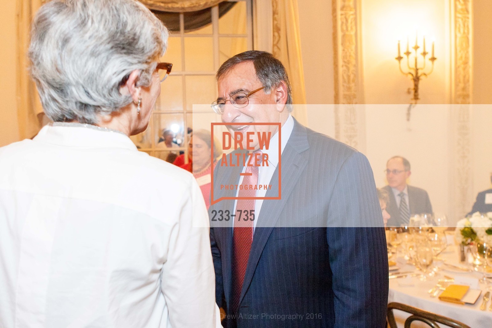Leon Panetta, A Night with the NewsHour, Metropolitan Club. 640 Sutter Street, January 21st, 2016, Photo #233-735 Leon Panetta, Photo #233-735