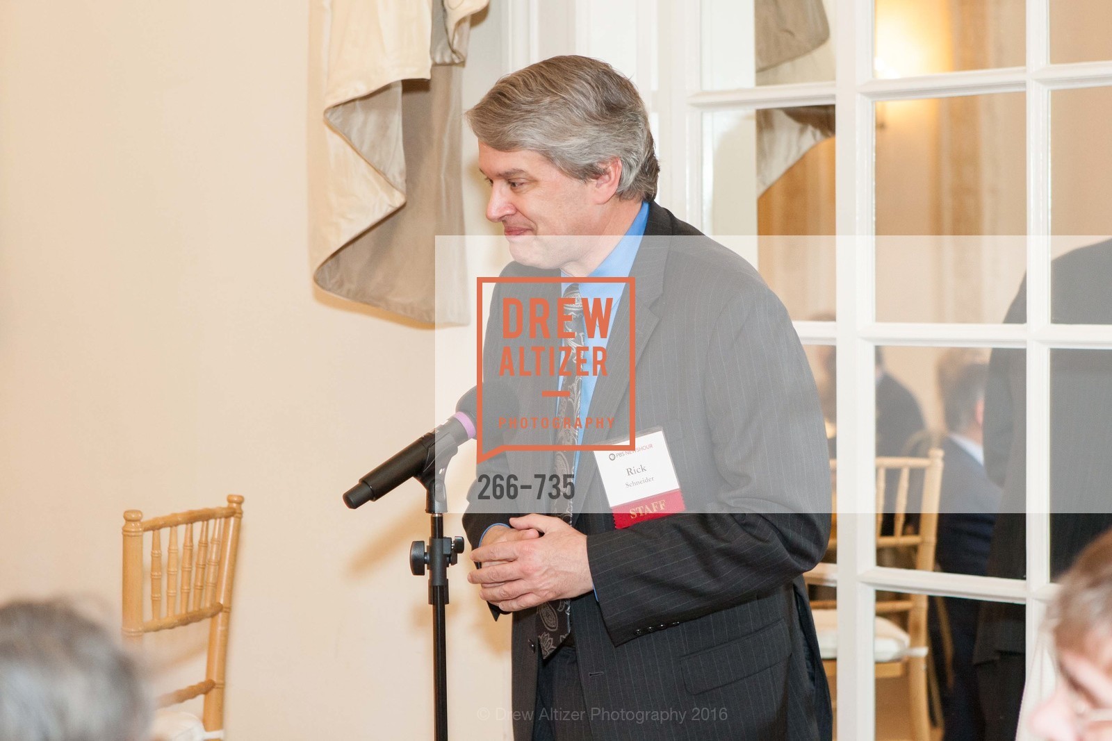 Rick Schneider, A Night with the NewsHour, Metropolitan Club. 640 Sutter Street, January 21st, 2016, Photo #266-735 Rick Schneider, Photo #266-735
