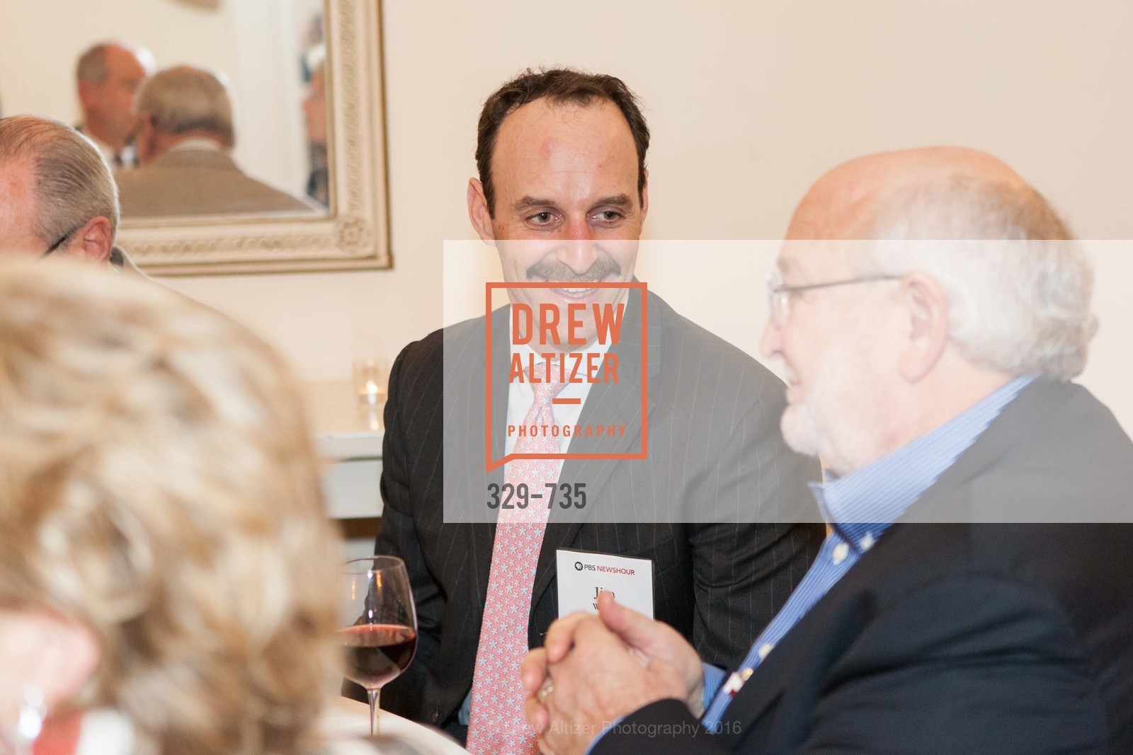 Jim Walter, Ken Nitzberg, A Night with the NewsHour, Metropolitan Club. 640 Sutter Street, January 21st, 2016, Photo #329-735 Jim Walter, Ken Nitzberg, Photo #329-735