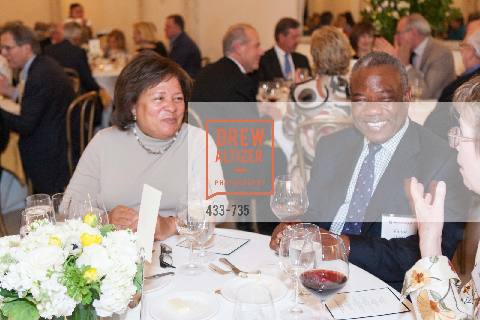Kathy Hymes, Victor Hymes, A Night with the NewsHour, Metropolitan Club. 640 Sutter Street, January 21st, 2016, Photo #433-735 Kathy Hymes, Victor Hymes, Photo #433-735