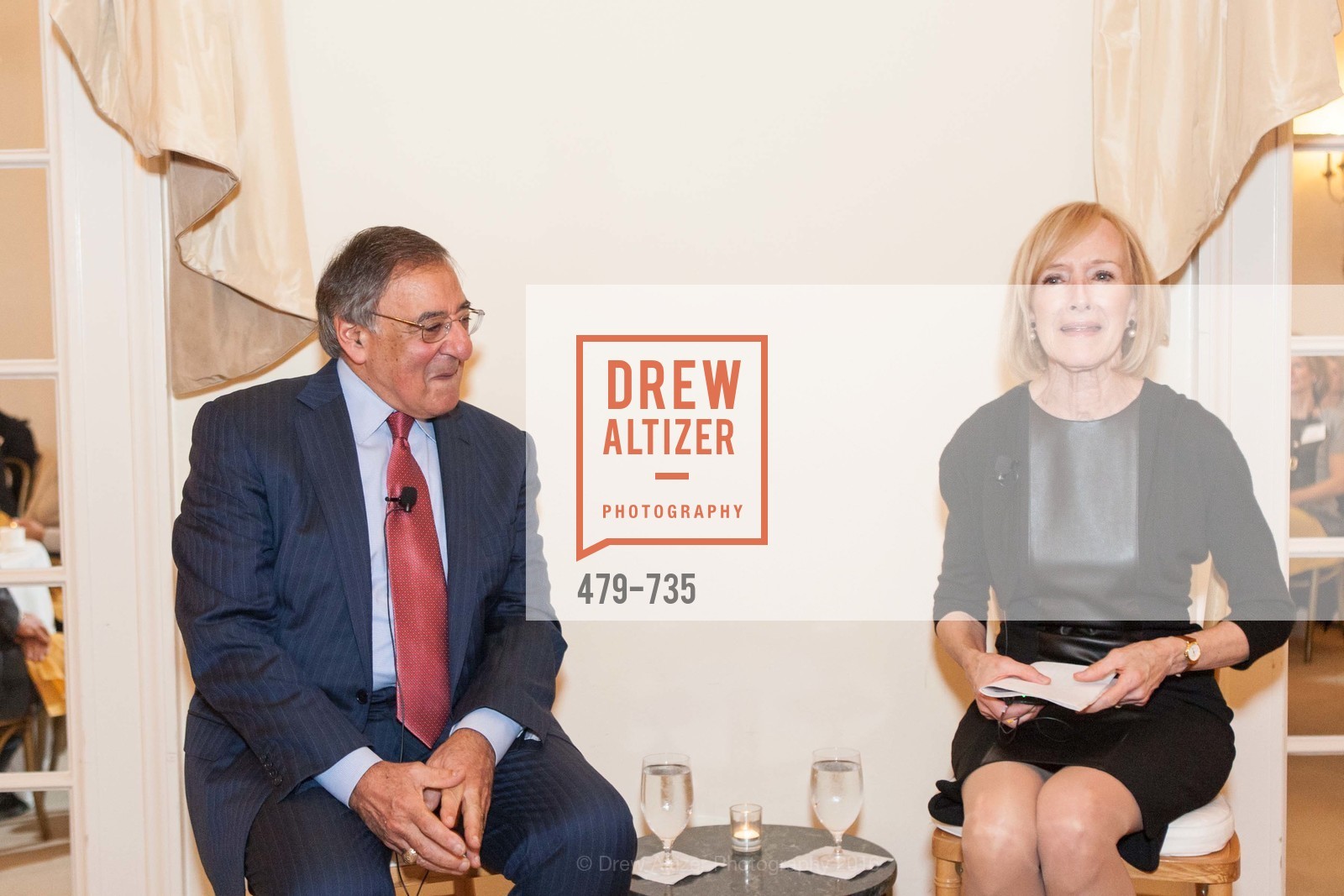 Leon Panetta, Judy Woodruff, A Night with the NewsHour, Metropolitan Club. 640 Sutter Street, January 21st, 2016,Drew Altizer, Drew Altizer Photography, full-service agency, private events, San Francisco photographer, photographer california