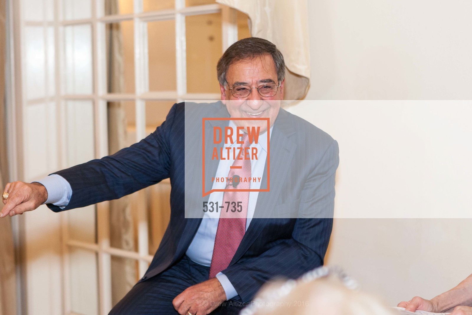 Leon Panetta, A Night with the NewsHour, Metropolitan Club. 640 Sutter Street, January 21st, 2016, Photo #531-735 Leon Panetta, Photo #531-735