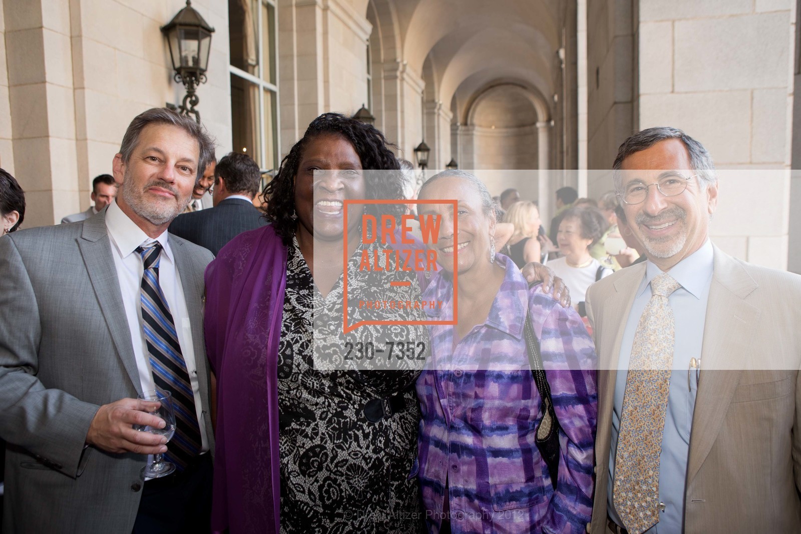 John Crew, Eva Paterson, Gay Plair Cobb, David Friedman, THE SAN FRANCISCO FOUNDATION: 2012 Community Leadership Awards, San Francisco War Memorial Veterans Building, Herbst Theatre. 401 Van Ness Avenue, October 2nd, 2012, Photo #230-7352 John Crew, Eva Paterson, Gay Plair Cobb, David Friedman, Photo #230-7352