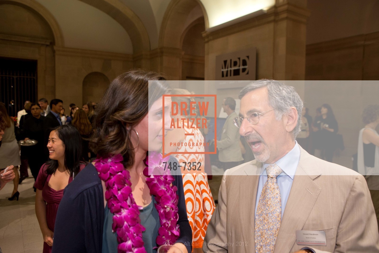 Mollie Cueva-Dabkoski, David Friedman, THE SAN FRANCISCO FOUNDATION: 2012 Community Leadership Awards, San Francisco War Memorial Veterans Building, Herbst Theatre. 401 Van Ness Avenue, October 2nd, 2012, Photo #748-7352 Mollie Cueva-Dabkoski, David Friedman, Photo #748-7352