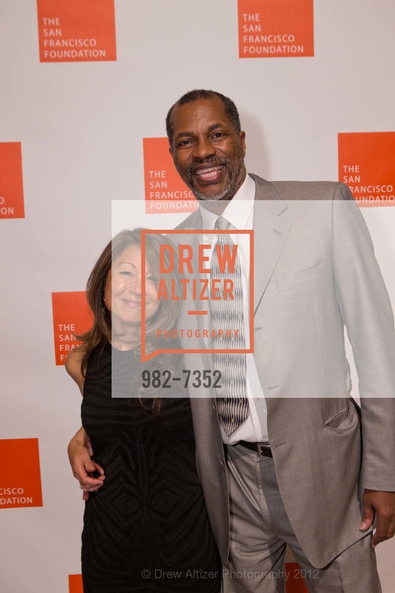 Sara Ying Rounsaville, James Hood, THE SAN FRANCISCO FOUNDATION: 2012 Community Leadership Awards, San Francisco War Memorial Veterans Building, Herbst Theatre. 401 Van Ness Avenue, October 2nd, 2012, Photo #982-7352 Sara Ying Rounsaville, James Hood, Photo #982-7352