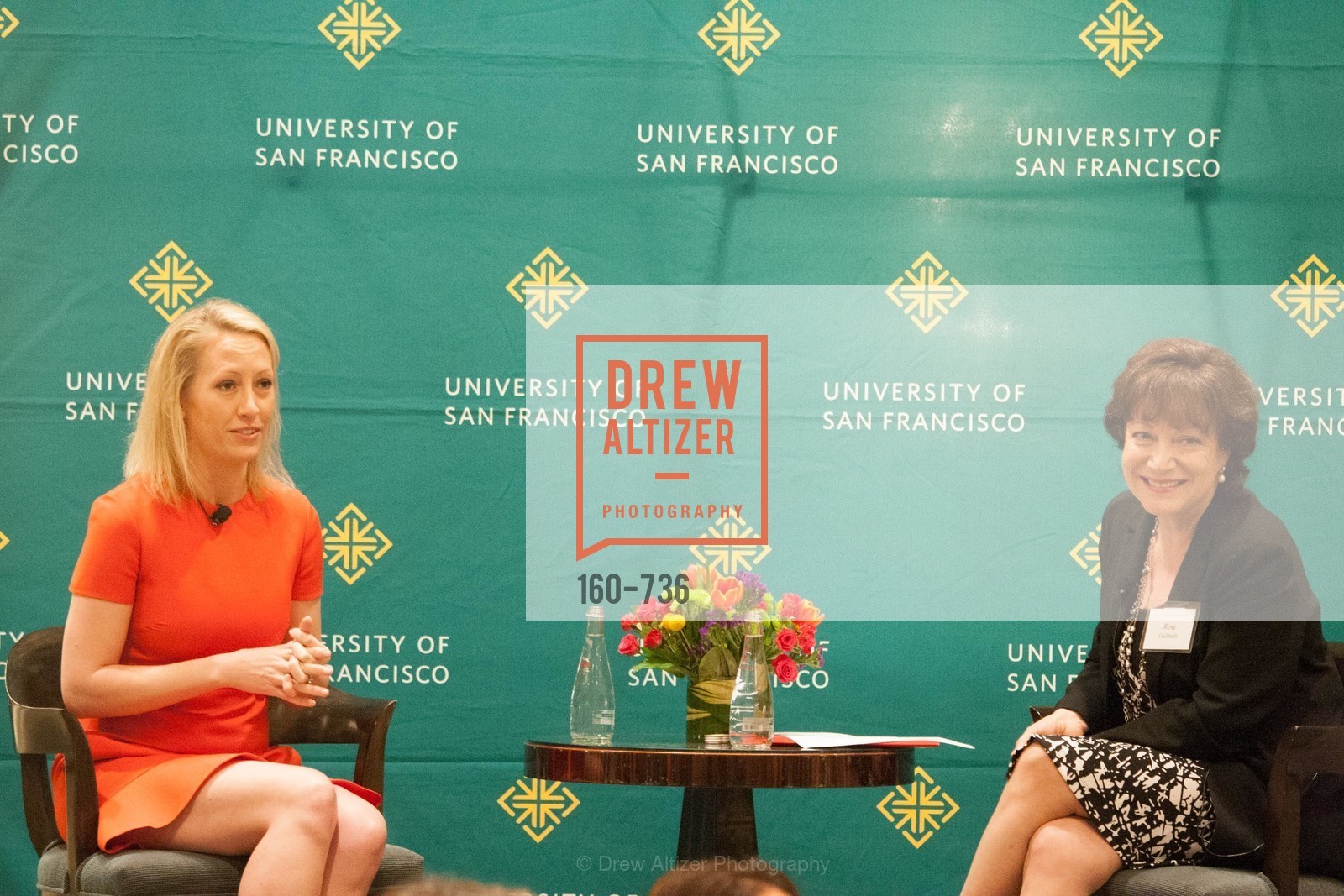 Julia Hartz, Rose Guibault, USF Women in Leadership and Philanthropy Luncheon With Julia Hartz, Co-Founder & President of EventBrite, US, May 16th, 2015,Drew Altizer, Drew Altizer Photography, full-service agency, private events, San Francisco photographer, photographer california