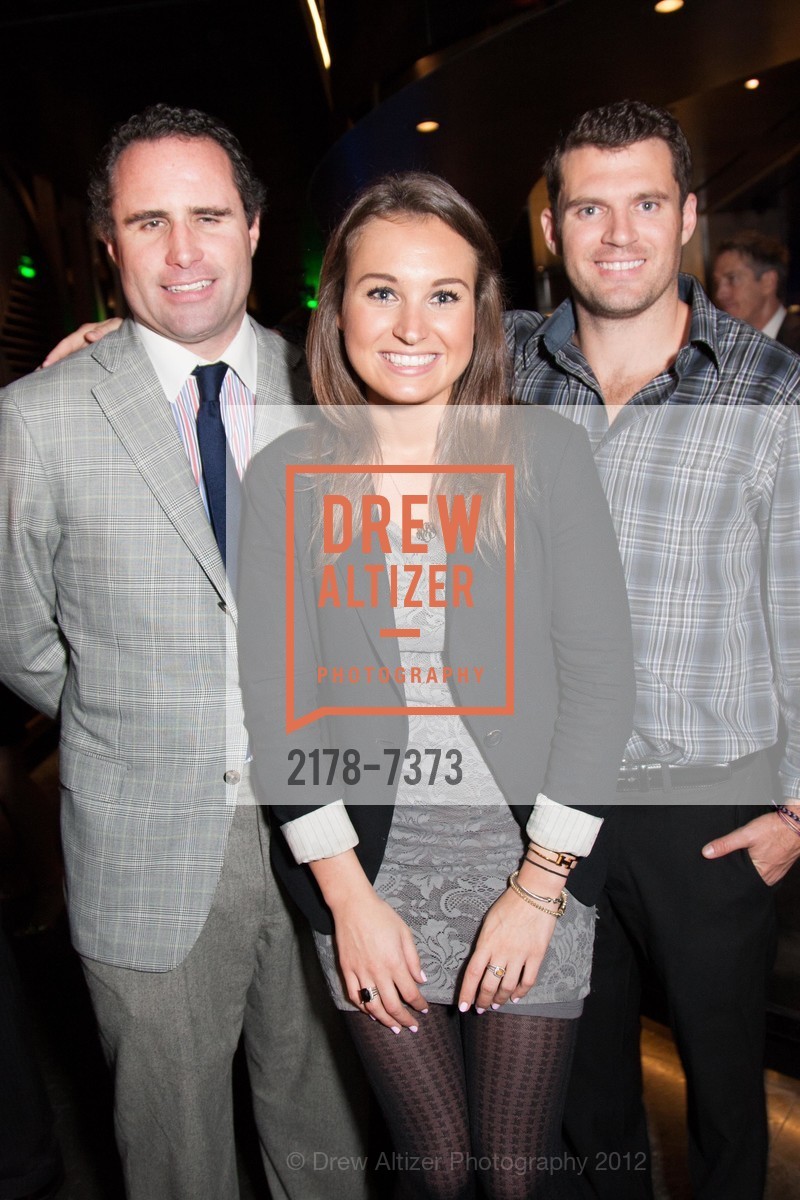 Don Harrington, Nicole Engelhardt, Hunter Tourte, HAKKASAN SAN FRANCISCO Grand Opening Party, US, November 30th, 2012, Photo #2178-7373 Don Harrington, Nicole Engelhardt, Hunter Tourte, Photo #2178-7373