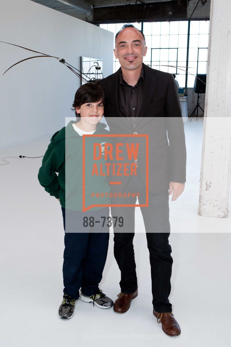 Gian-Lorenzo Petrucci, Cardenio Petrucci, BAY AREA TREASURE Award Preview Party 2012, Hosfelt Gallery. 260 Utah Street, September 12th, 2012, Photo #88-7379 Gian-Lorenzo Petrucci, Cardenio Petrucci, Photo #88-7379