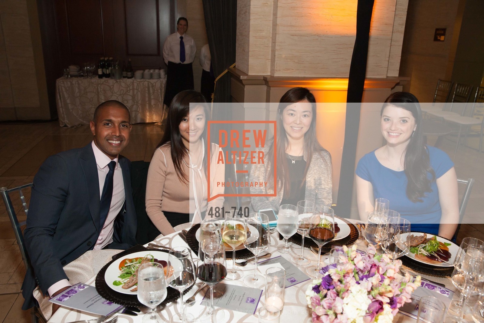 Justin Nunez, Cindy Zhu, Amy Gussin, Liz Stiverson, Aspire Annual College for Certain Dinne, US, May 21st, 2015, Photo #481-740 Justin Nunez, Cindy Zhu, Amy Gussin, Liz Stiverson, Photo #481-740